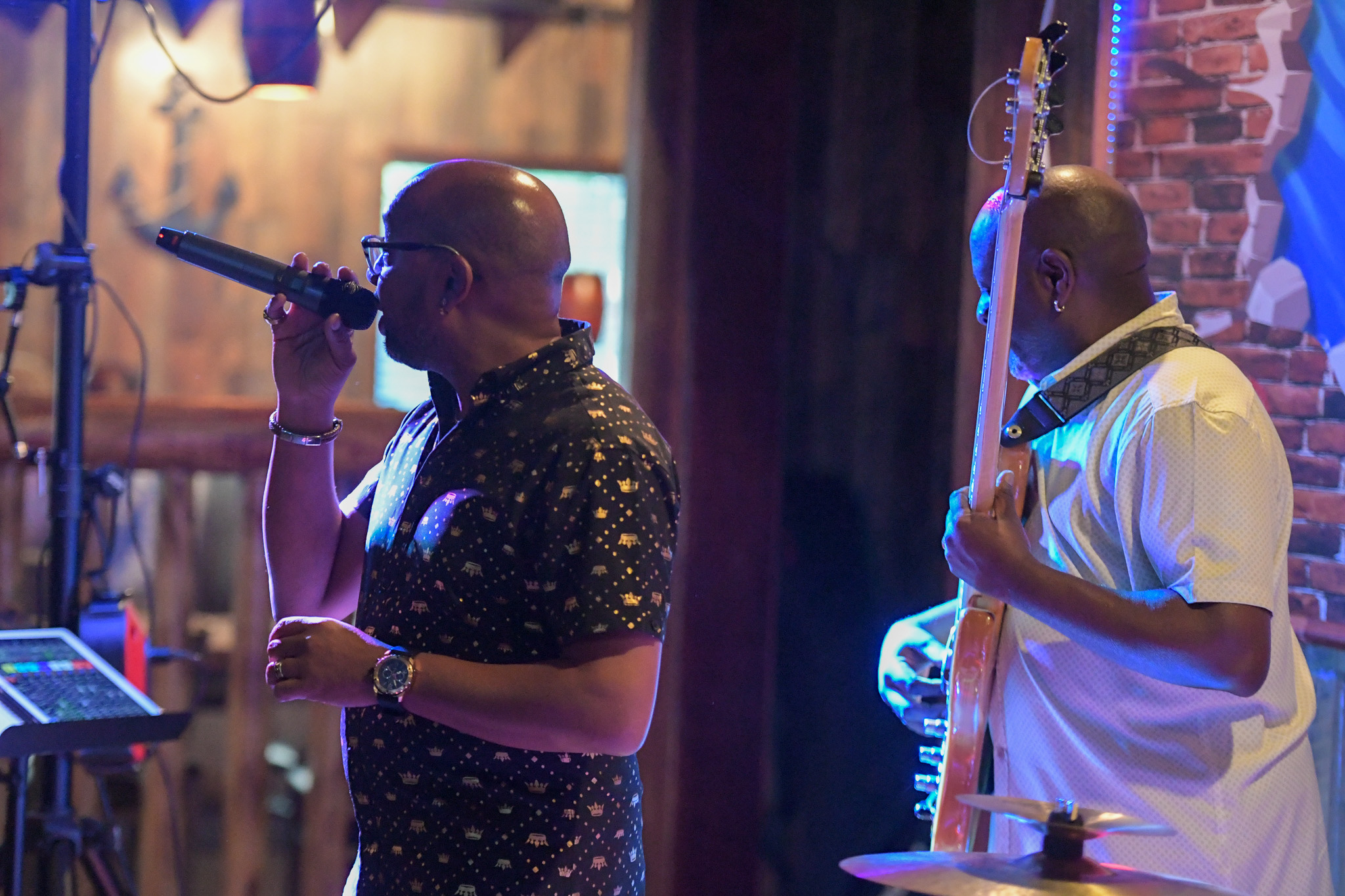 Victor Milson Jr - vocals & Matthew Stelle on base
