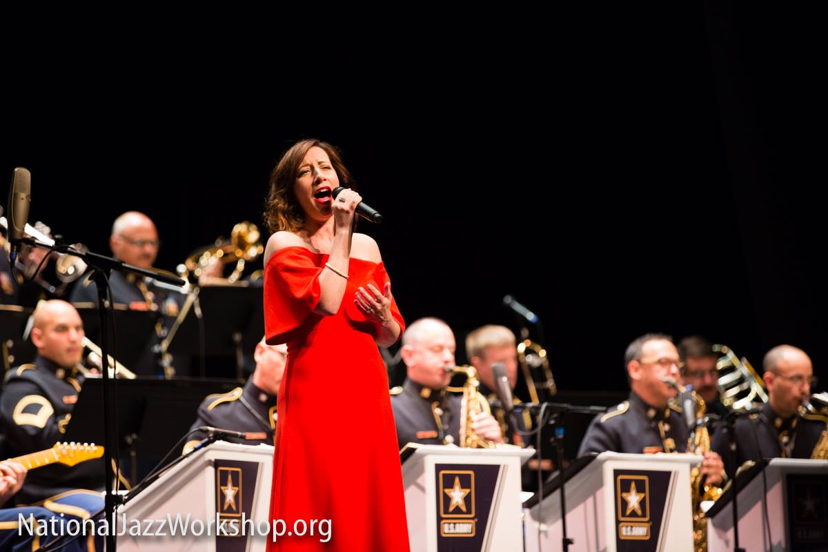Darden Purcell with the US Army Blues