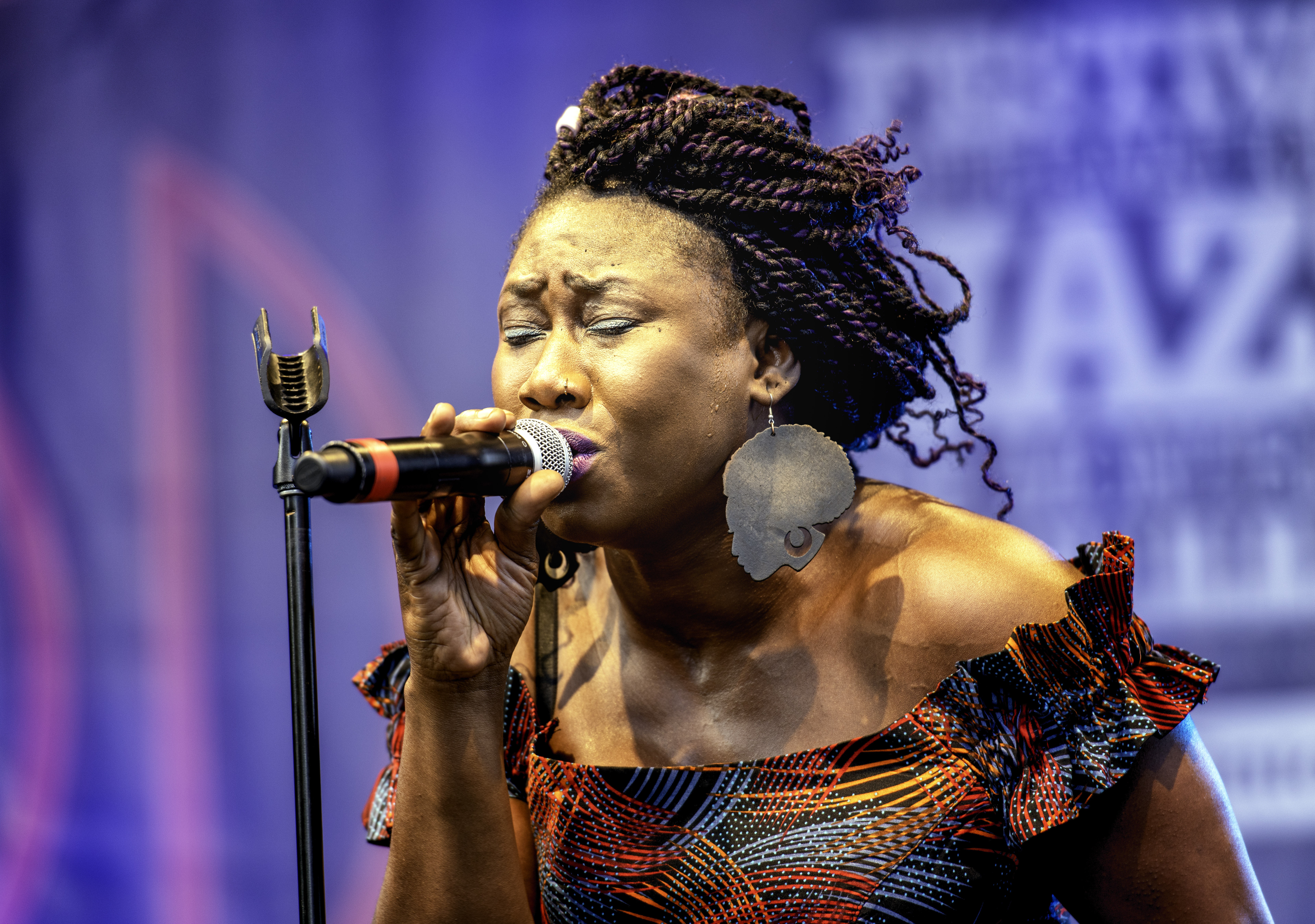 Djely Tapa with Afrikana Soul Sister At The Montreal International Jazz Festival 2019 