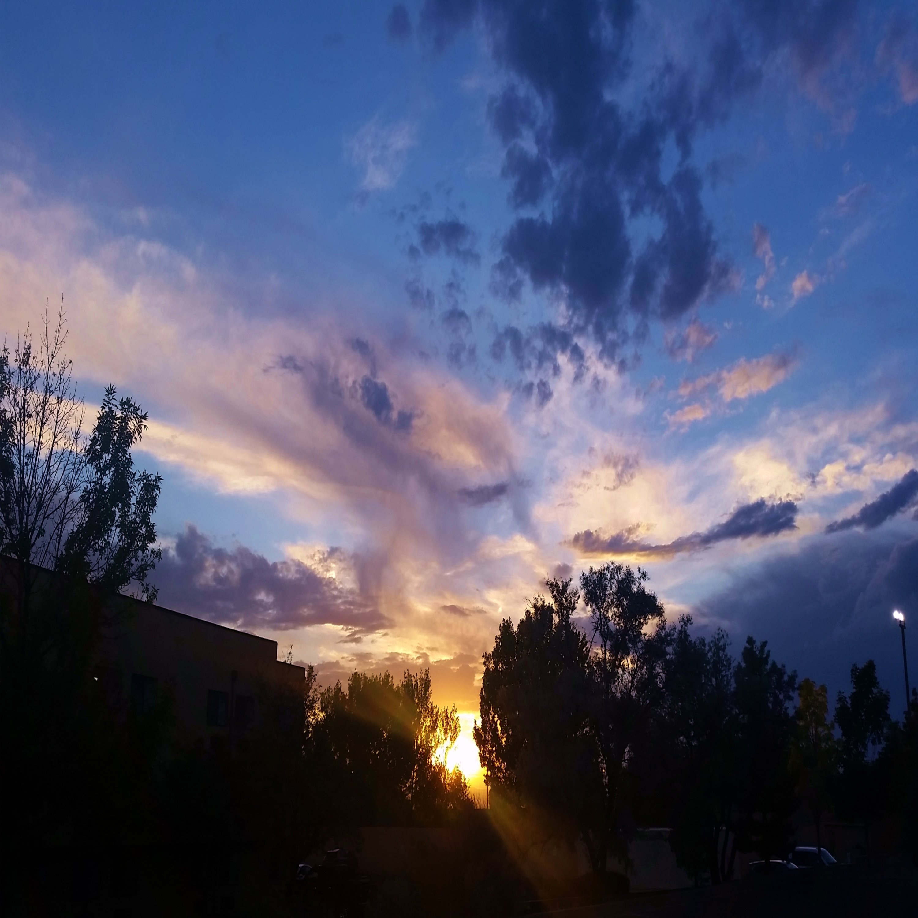 Santa Fe County New Mexico Sunset