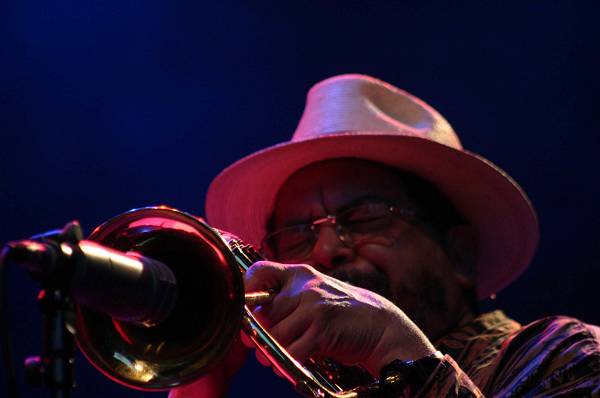 Rasul Siddik with "David Murray and the Gwo Ka Masters", Scene Ella Fitzgerald, Parc la Grange, Musiques En Ete, Geneva,Switzerl