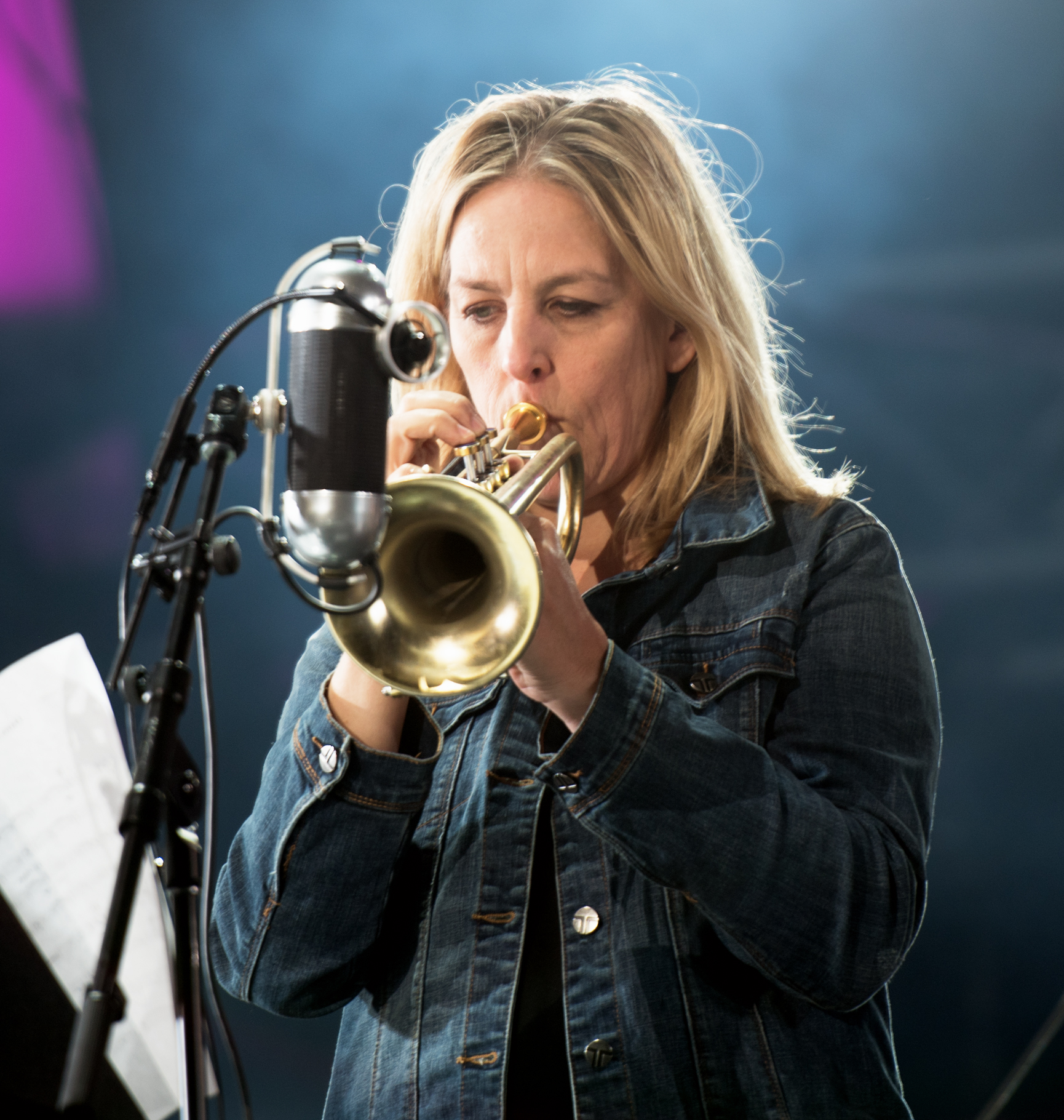 Ingrid Jensen with the Orchestre National de Jazz de Montreal at the Montreal Jazz Festival 2015