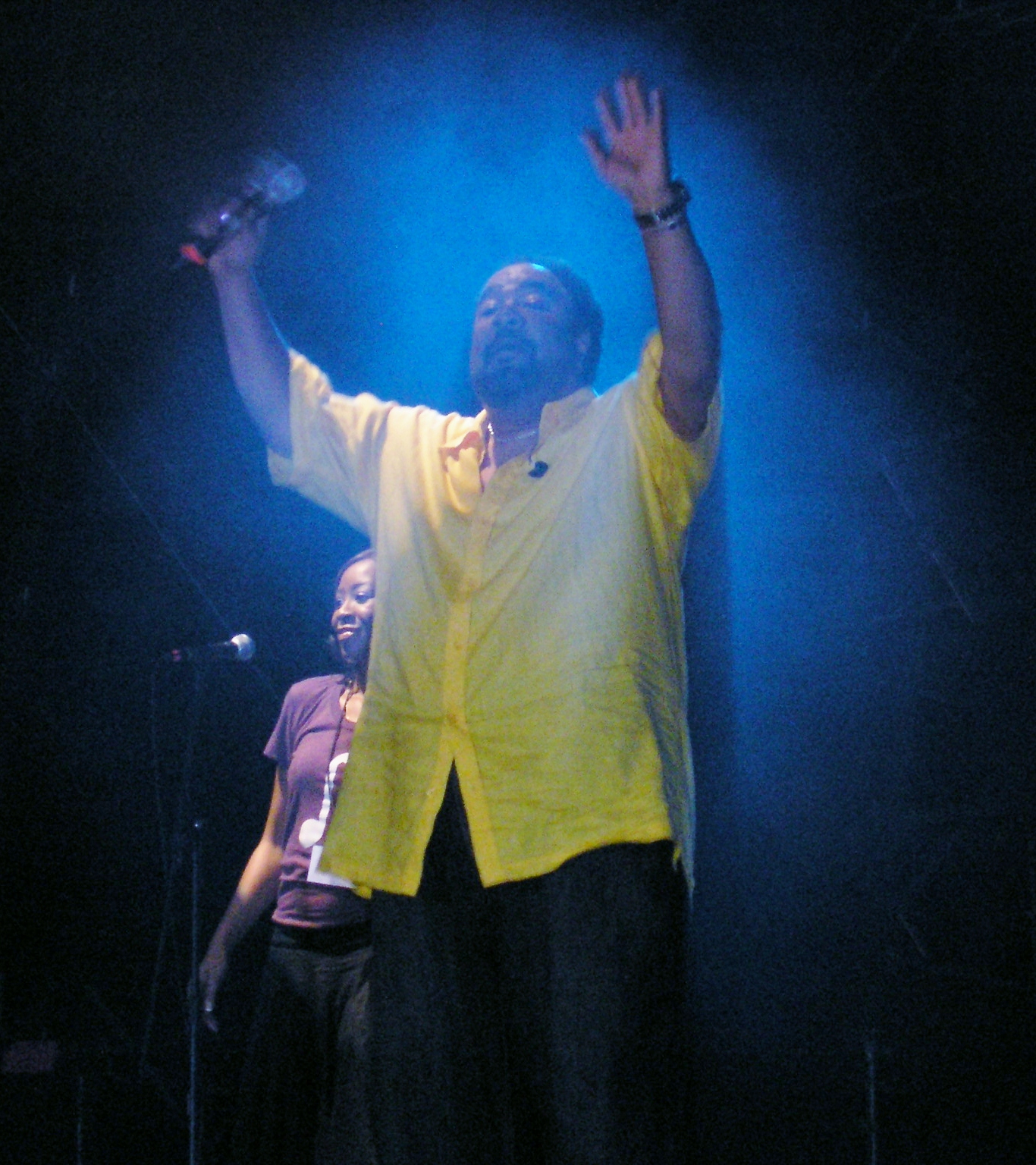 George Duke Onstage Saturday 27 November at the Riviera Maya Jazz Festival.