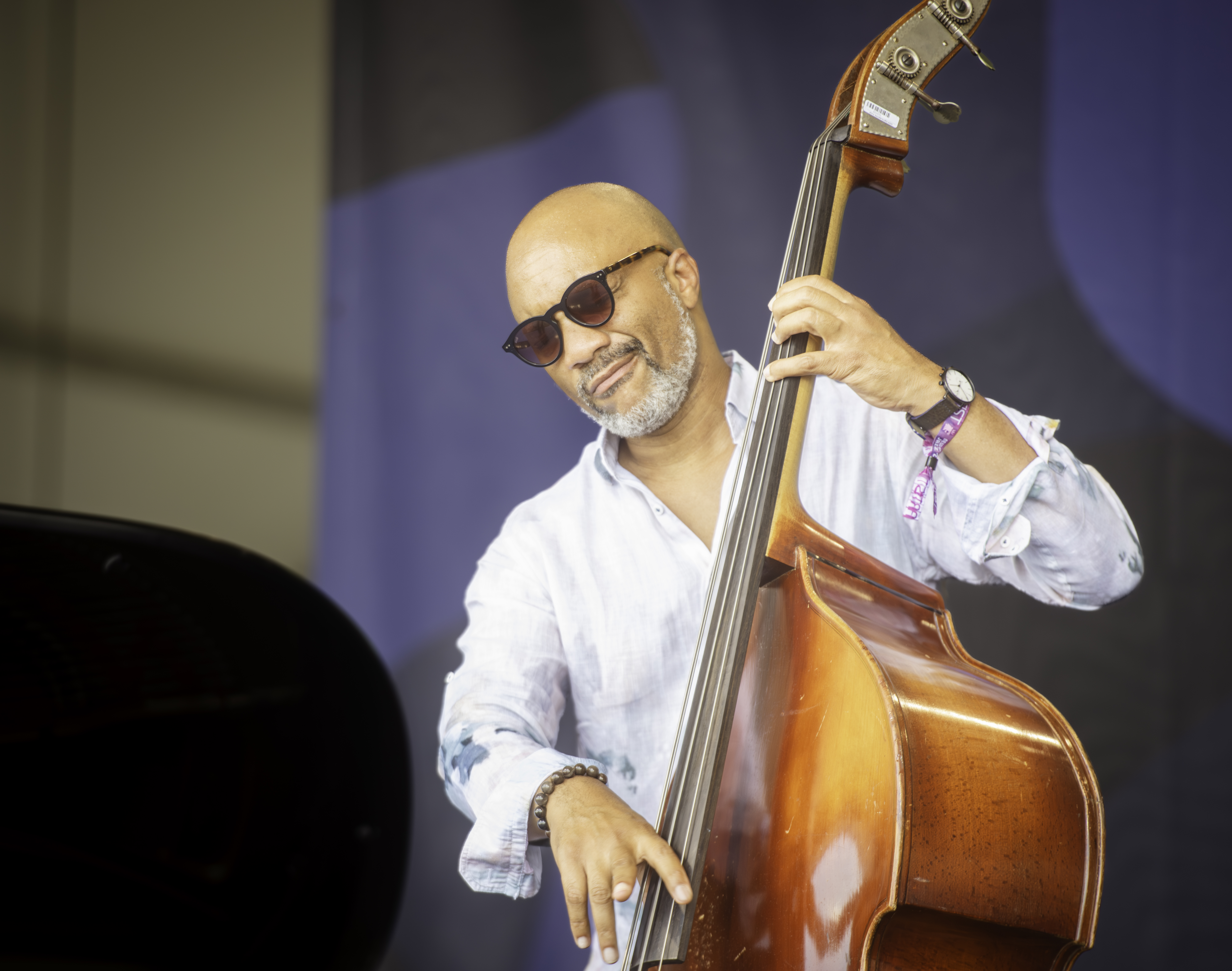 Reuben Rogers with Charles Lloyd at the Newport Jazz Festival 2023