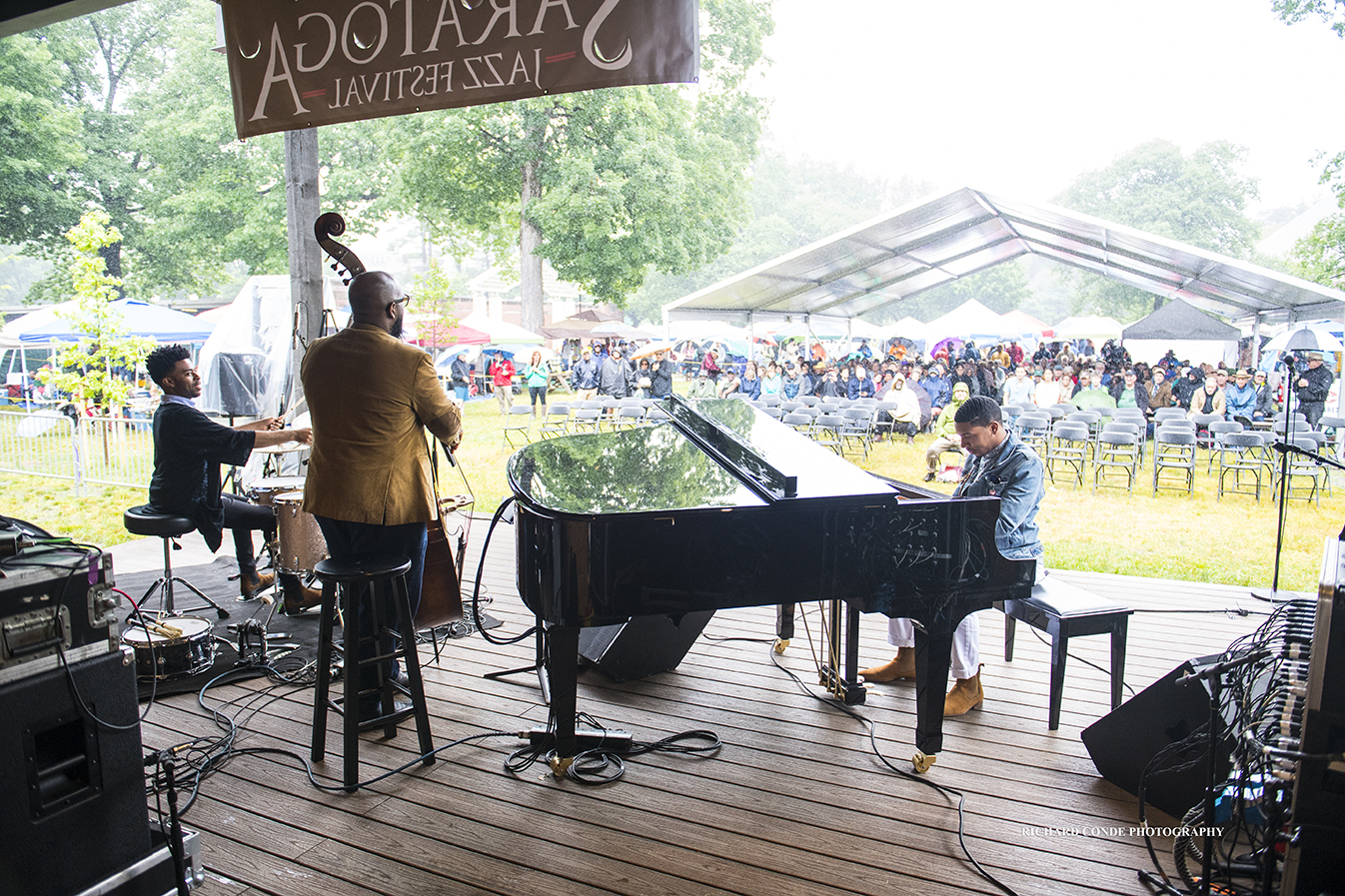 Christian Sands Trio at the 2018 Freihofer Saratoga Jazz Festival