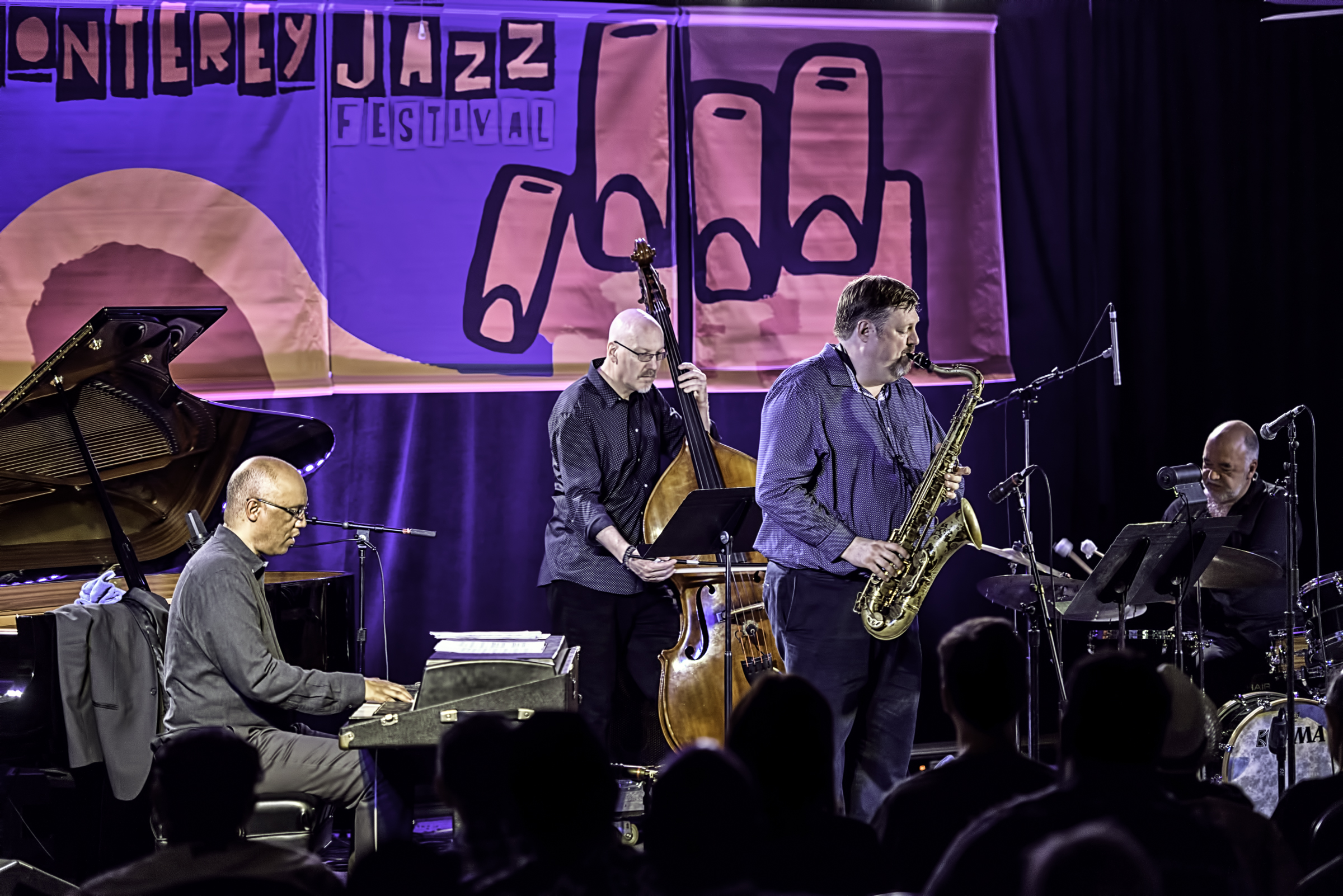 Billy Childs, Scott Colley, Joel Frahm and Peter Erskine with Joel Frahm Quartet 90th Birthday Party Tribute to Stan Getz at the Monterey Jazz Festival