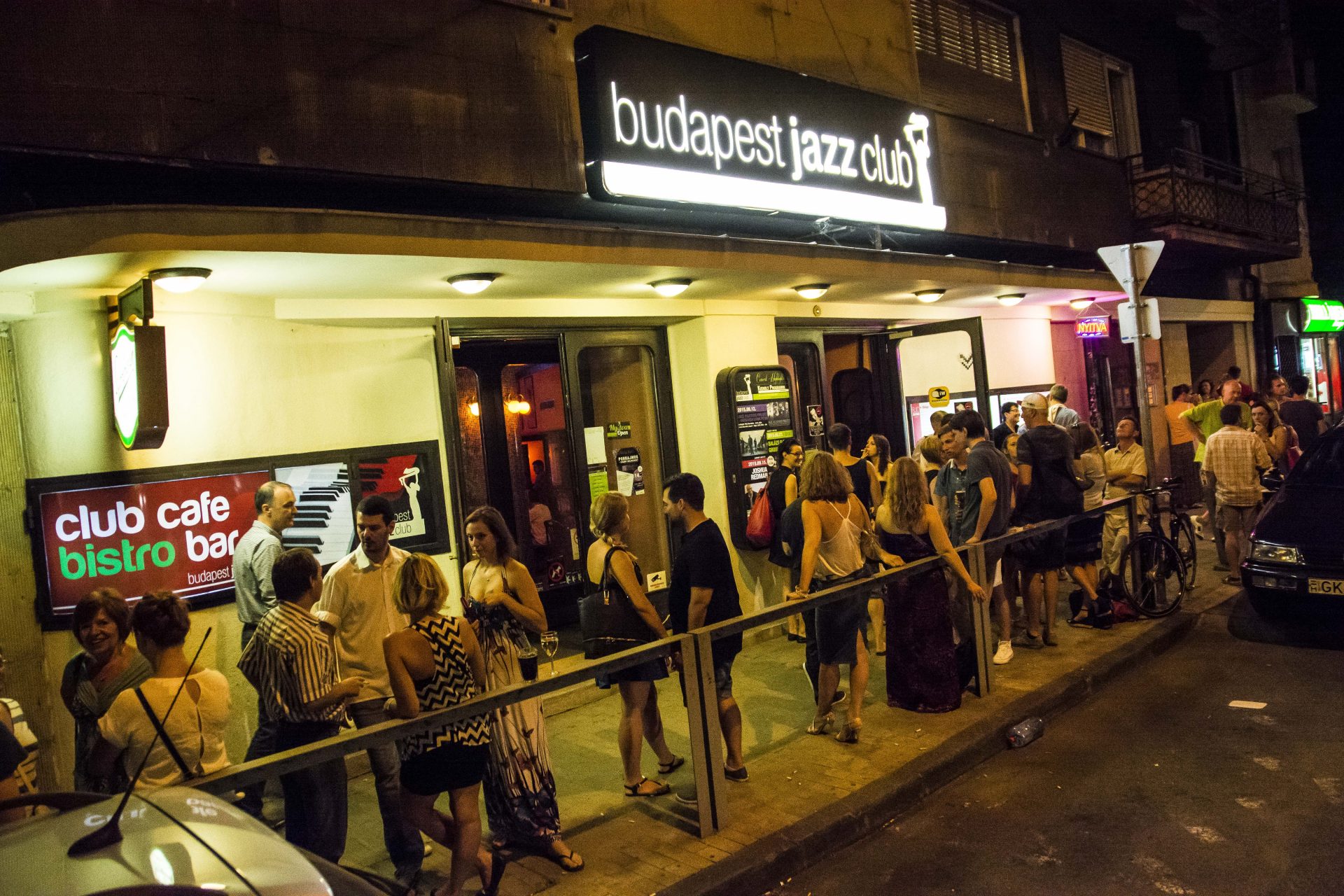 Outside Budapest Jazz Club