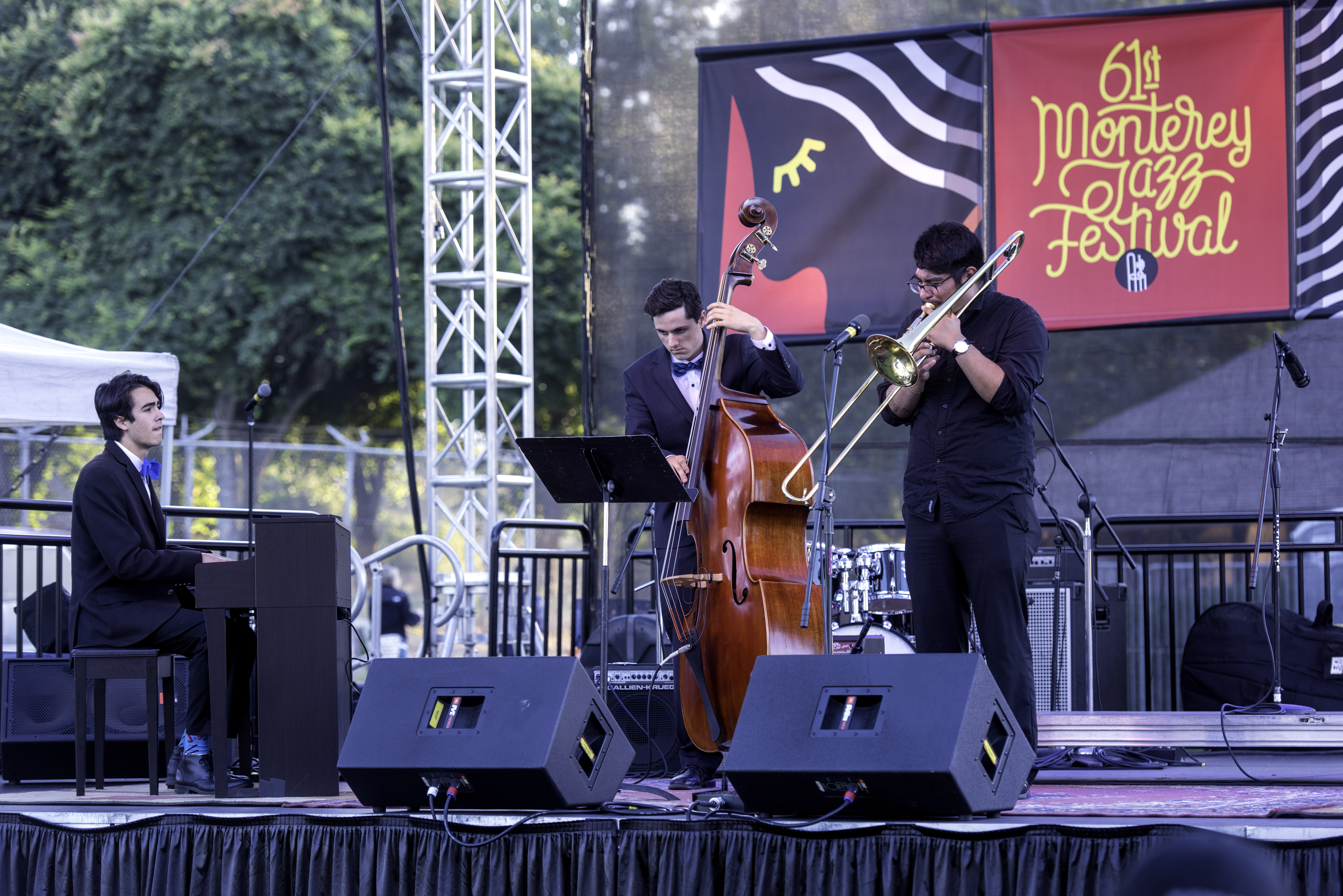 David Sanchez, Aaron Georis and Felix Diaz-Contreras with Blue Clay at the Monterey Jazz Festival 2018