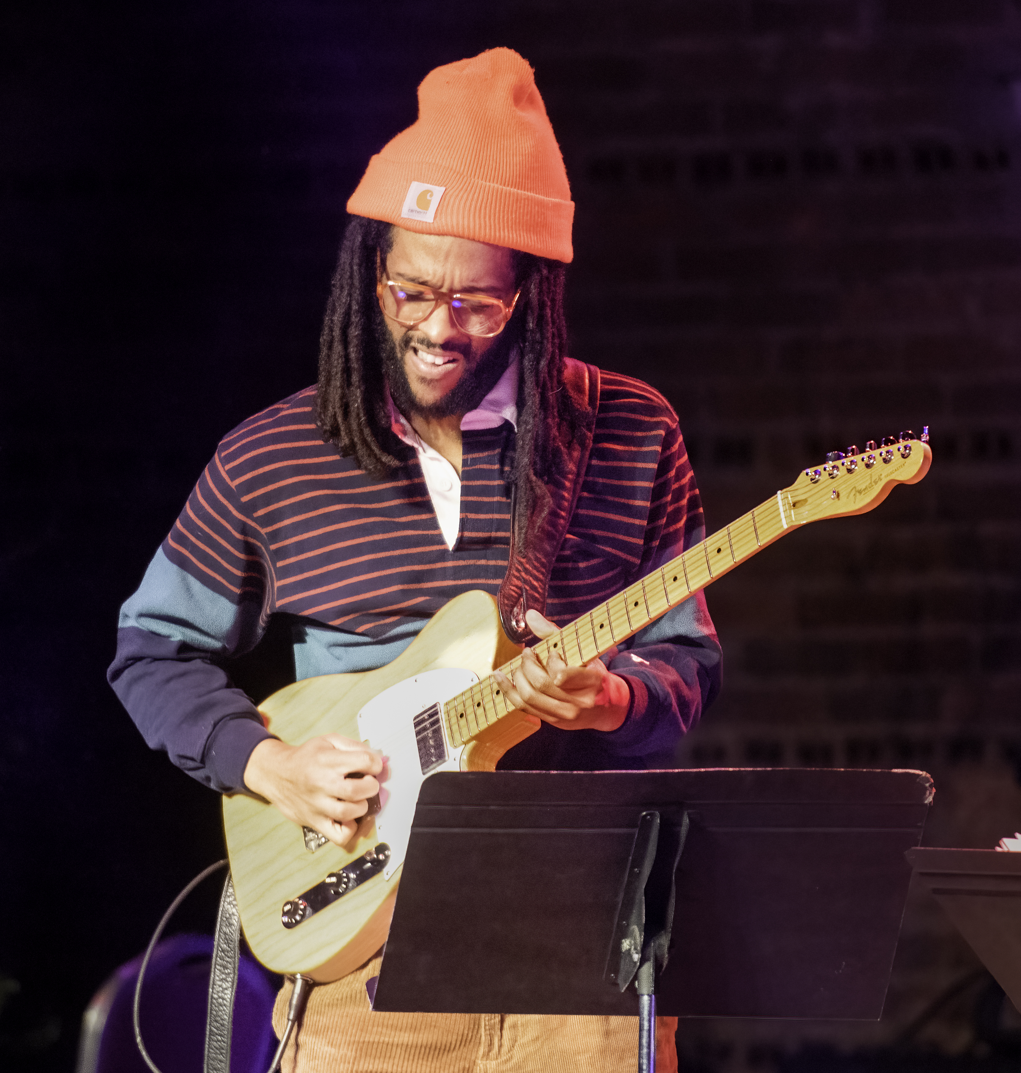 Franklin Rankin with Julius Rodriguez at he NYC Winter Jazz Festival 2023