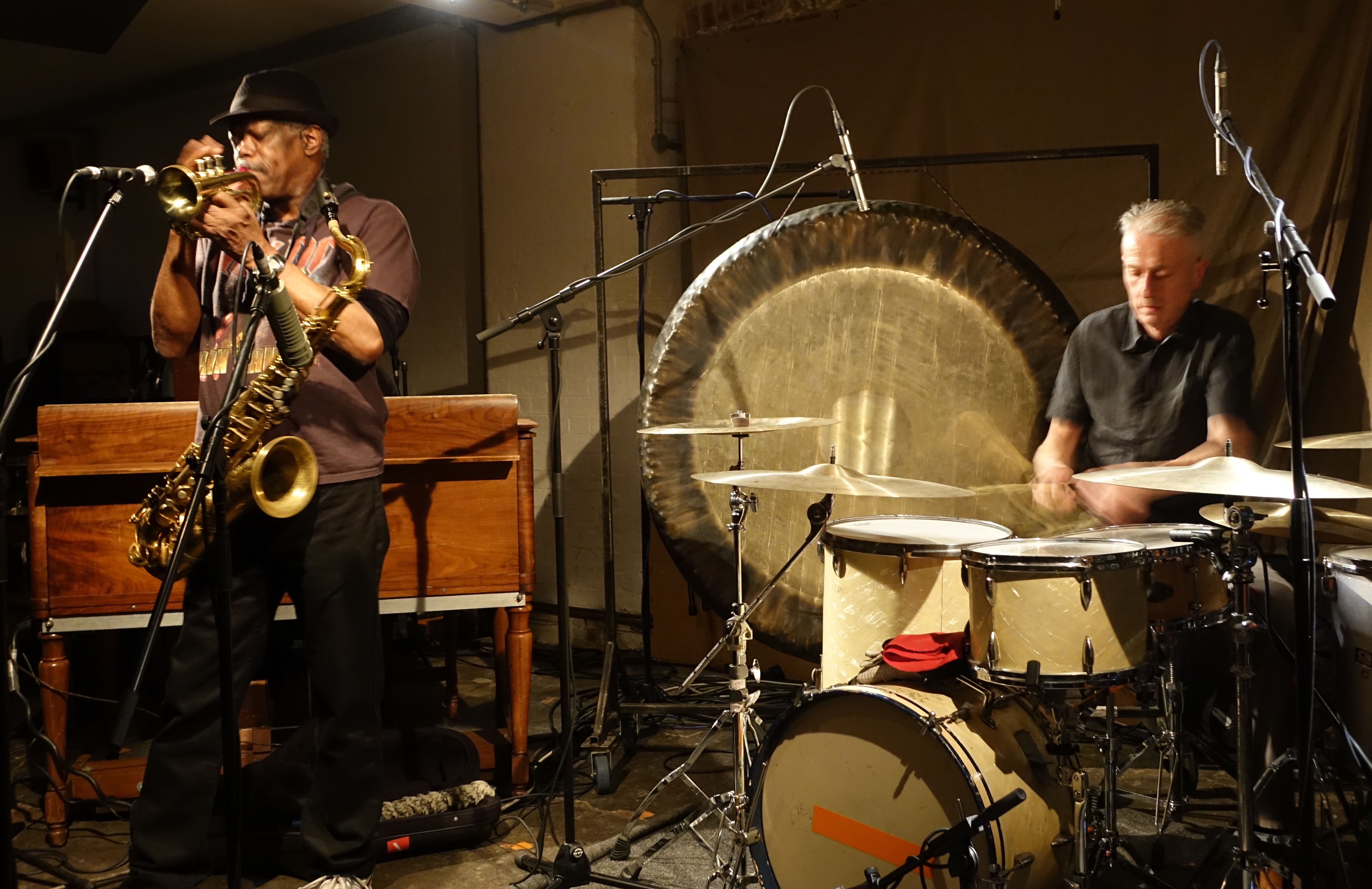 Joe McPhee and Steve Noble at Cafe Oto, London in May 2019