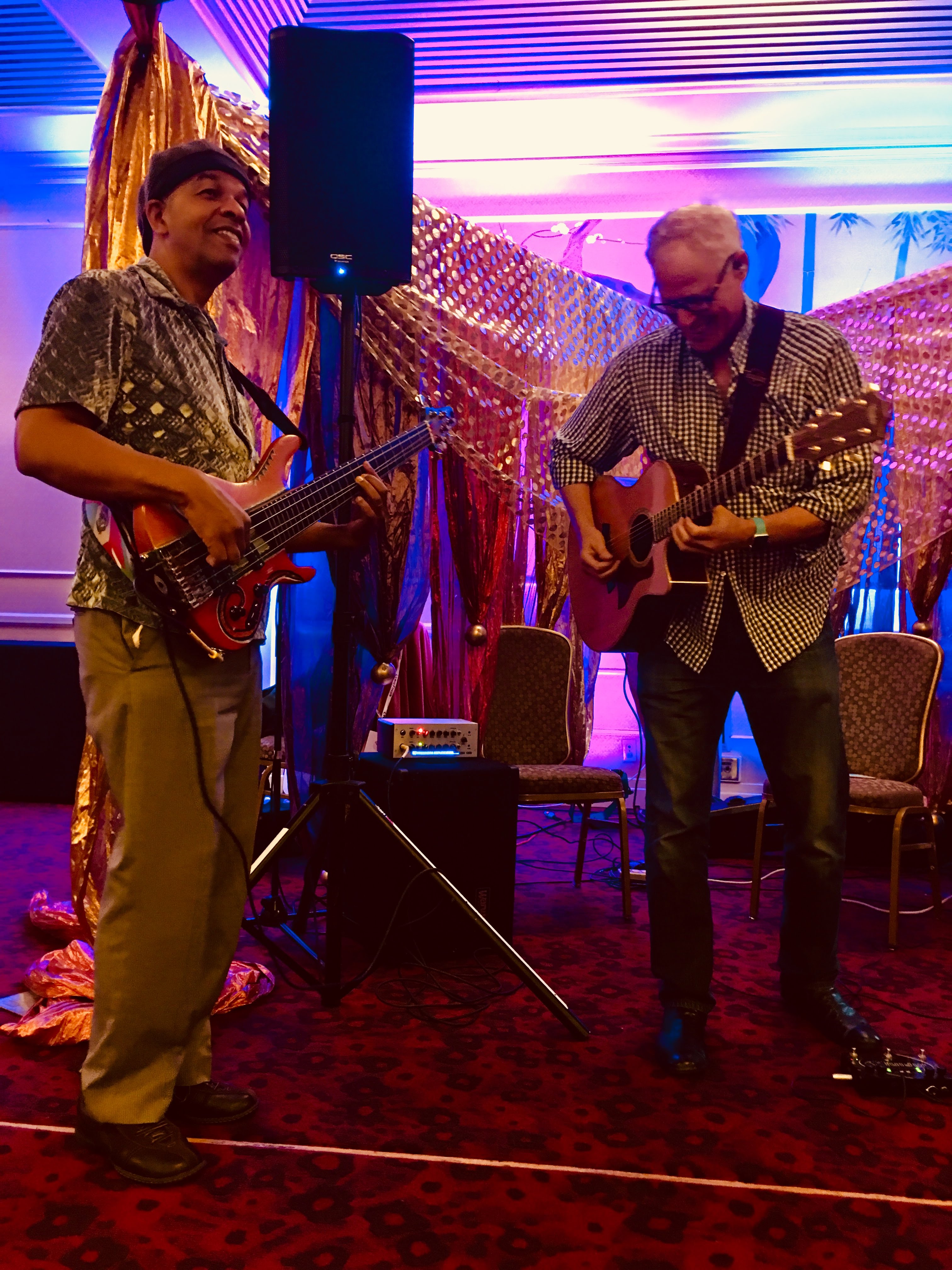 Shambhu with bassist Kai Eckhardt