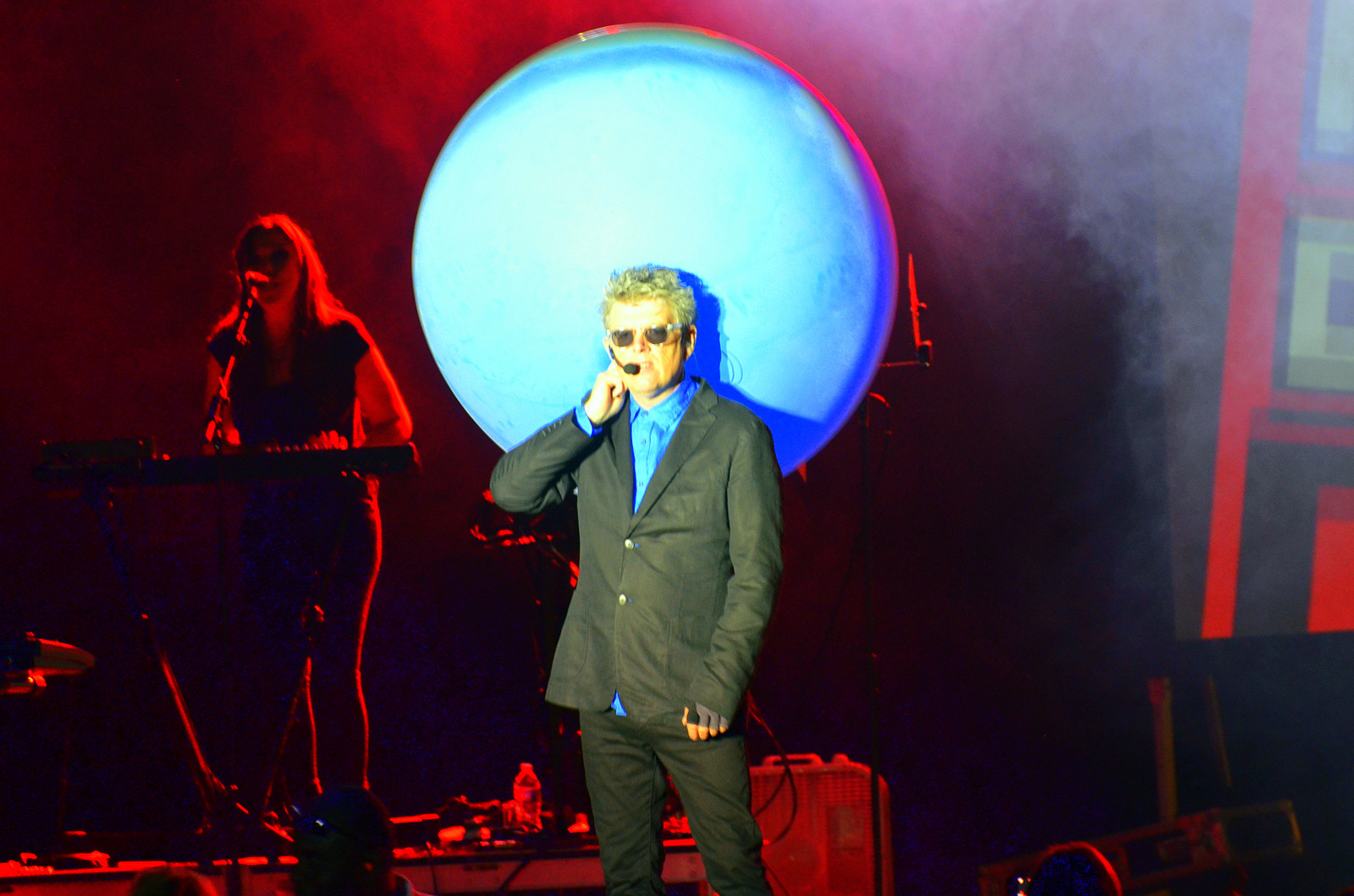 Tom Bailey of the Thompson Twins, Performing at the Retro Futura Tour on 8-23-2014.