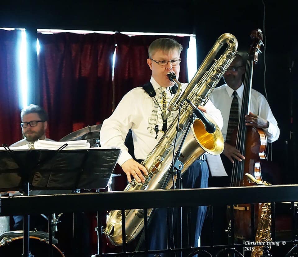 Bass Sax at the Queen Vic