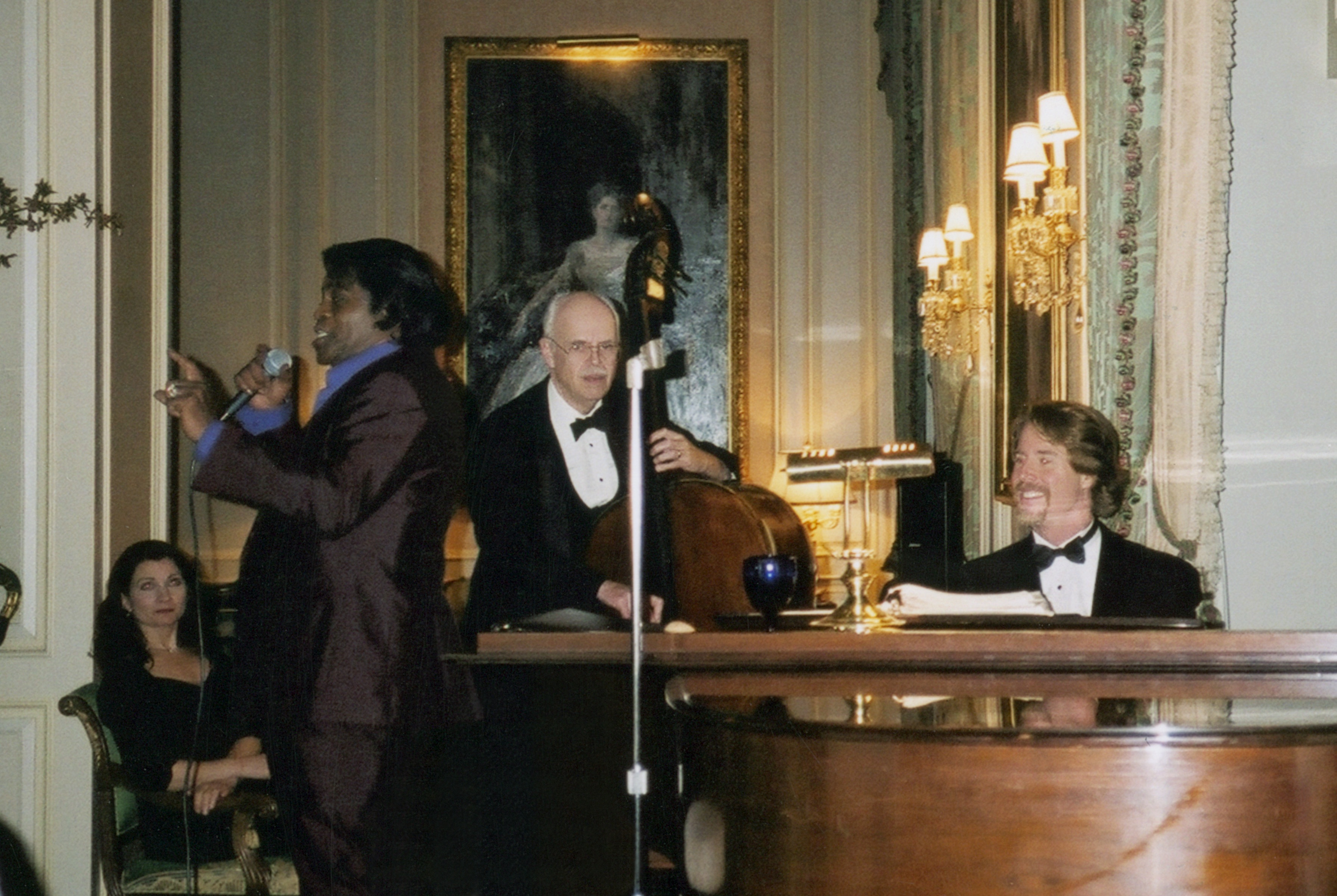 James Brown sits in with our band