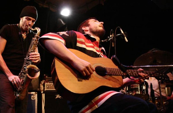 Cyril Moulas and Guillaume Perret with "Quartier Lointain + Guillaume Perret" at L'Ecurie, Geneva, Switzerland, 2005