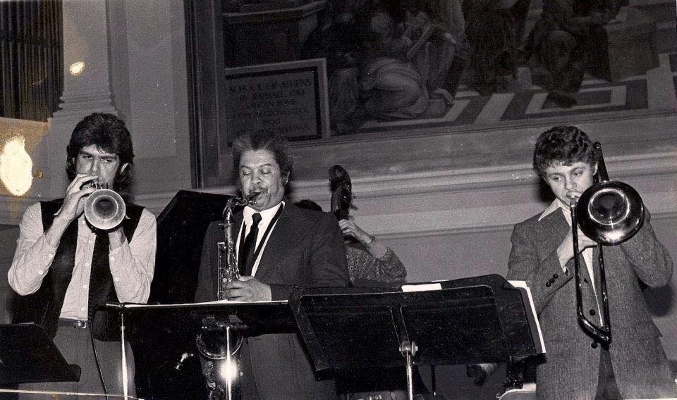 John D'earth, Frank Foster and Don Collins, University of Virginia Cabell Hall