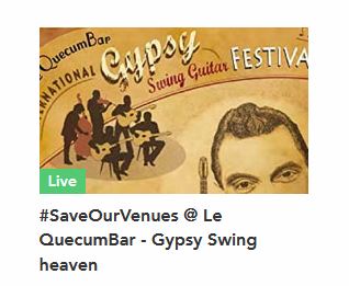 Save our Venues - Crowd funder page