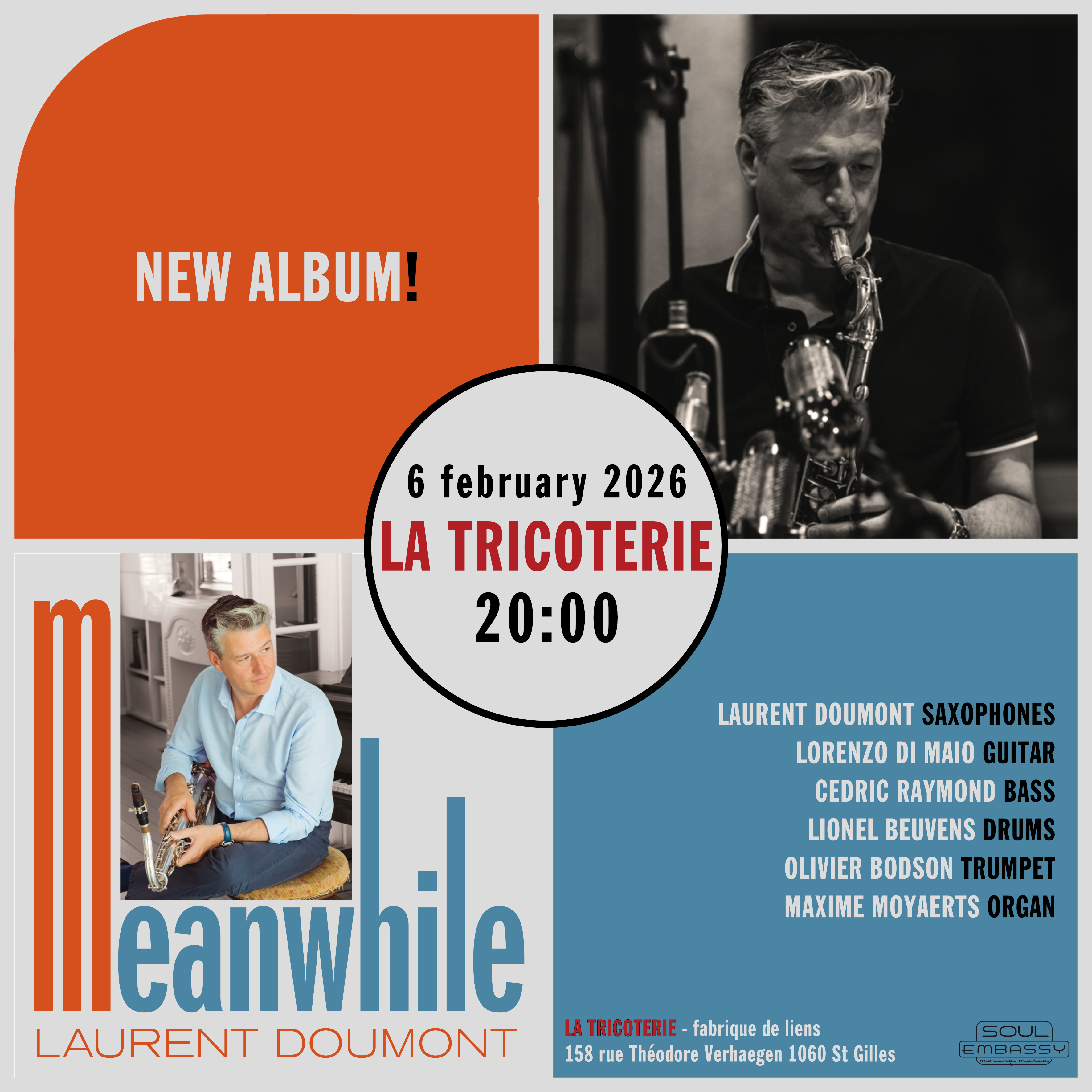 Laurent Doumont - Meanwhile - Album Release
