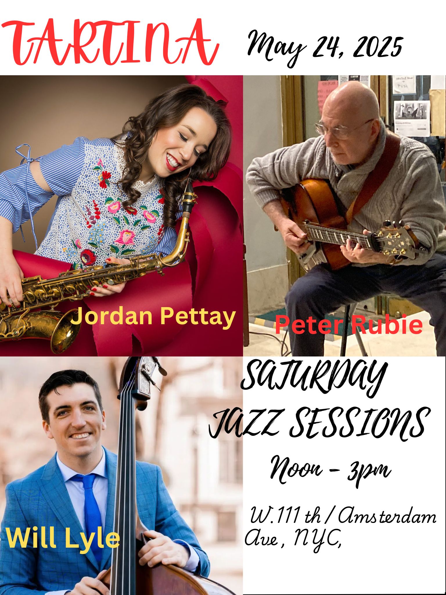 Tartina Saturday Jazz Brunch Sessions