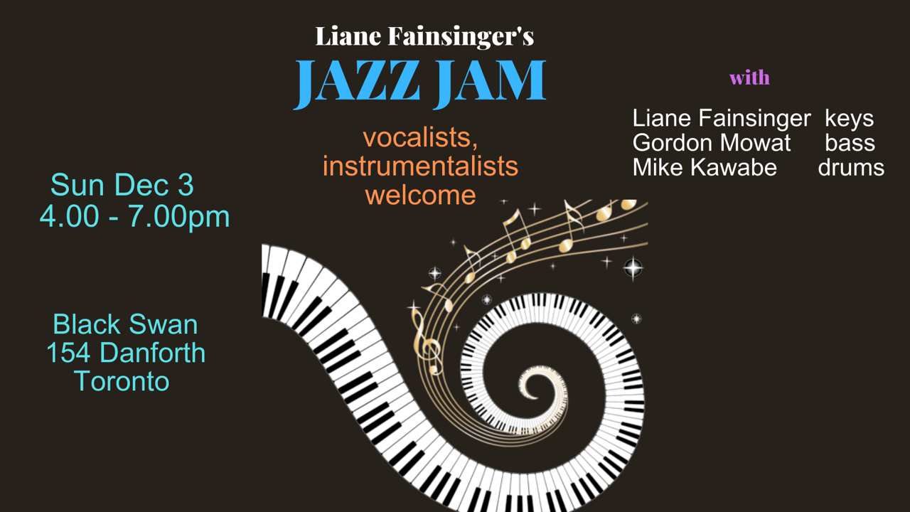 Jazz Jam With The Liane Fainsinger Trio