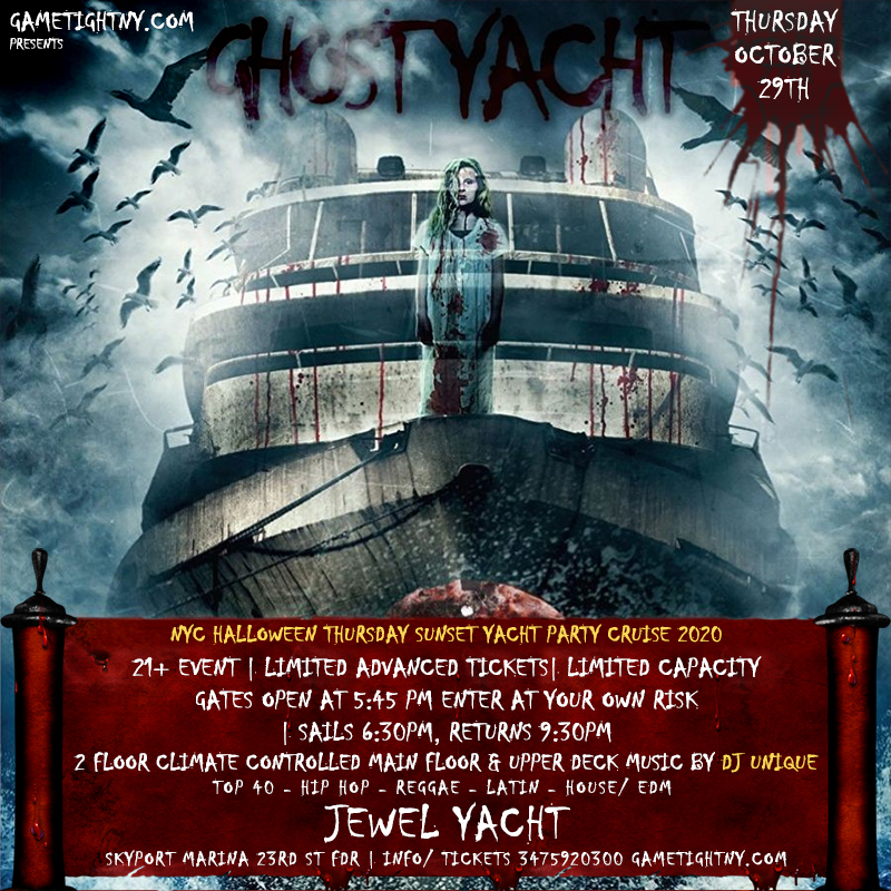 Nyc Halloween Hiphop Vs Reggae® Sunset Cruise Skyport Marina Jewel Yacht