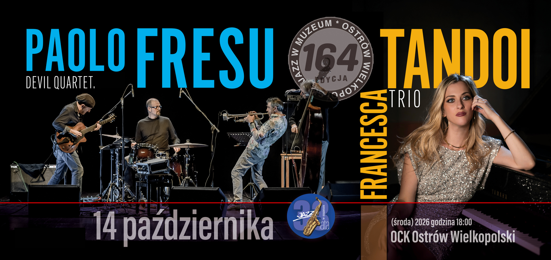 Paolo Fresu Devil Quartet / Francesca Tandoi Trio — jazz photo by Marek J. Śmietański | All About Jazz