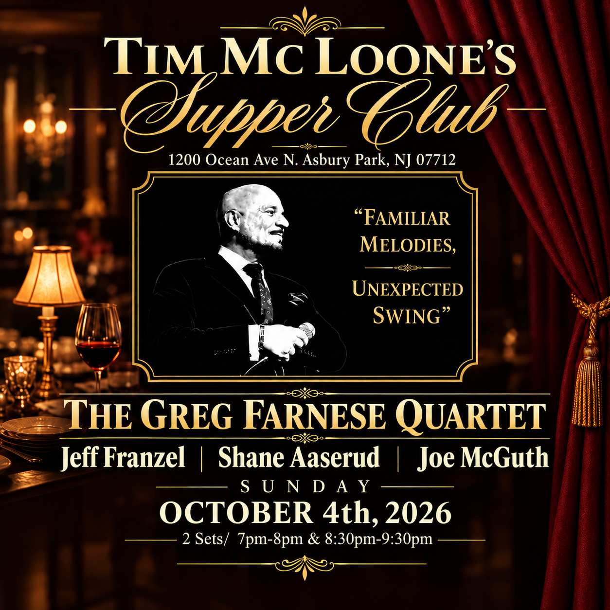 The Greg Farnese Quartet "familiar Melodies, Unexpected Swing"  — jazz photo by Greg Farnese | All About Jazz