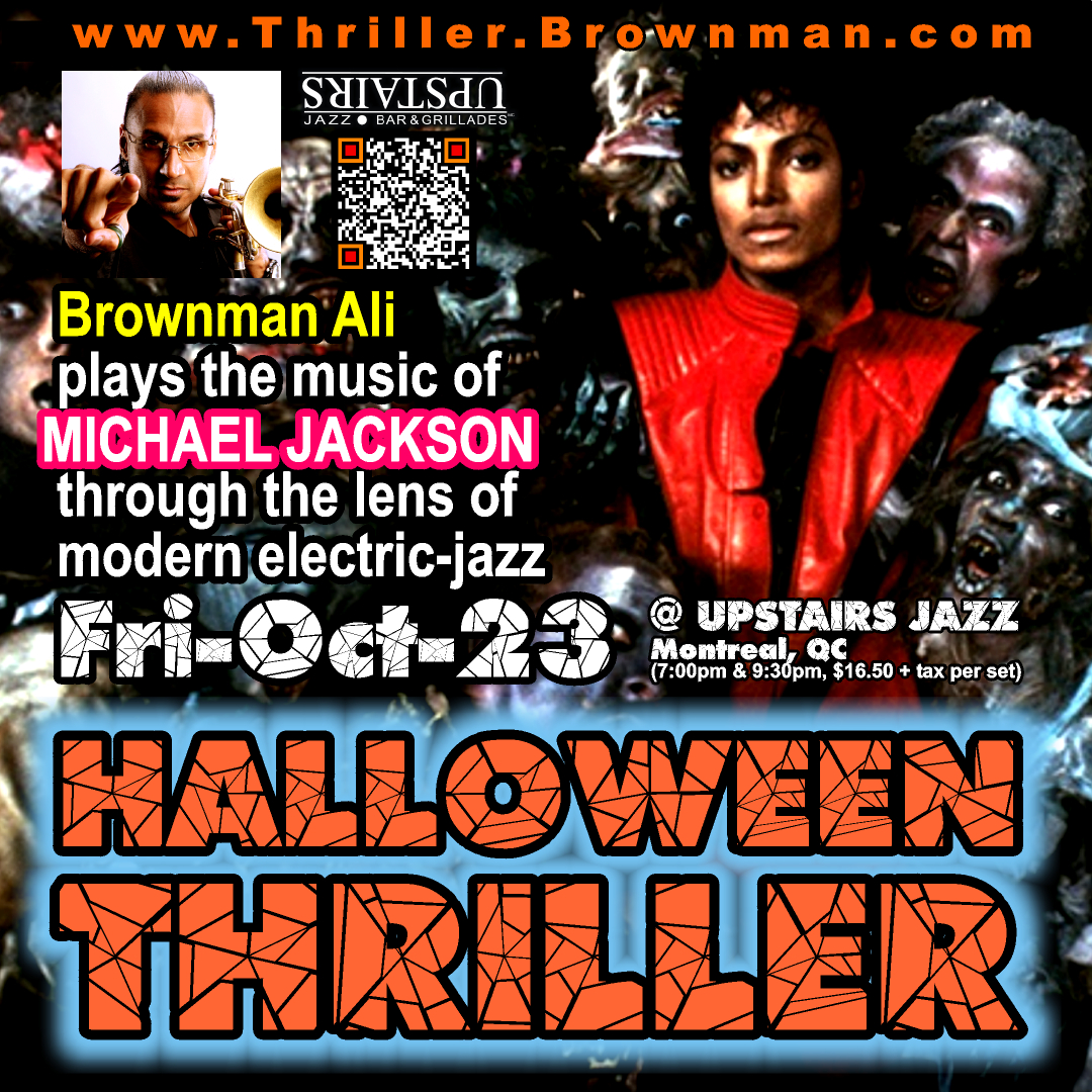 Brownman's HALLOWEEN THRILLER -- Montreal tour date 2026 (two seatings: 7:00pm & 9:30pm) — jazz photo by Andrew Nicholson | All About Jazz