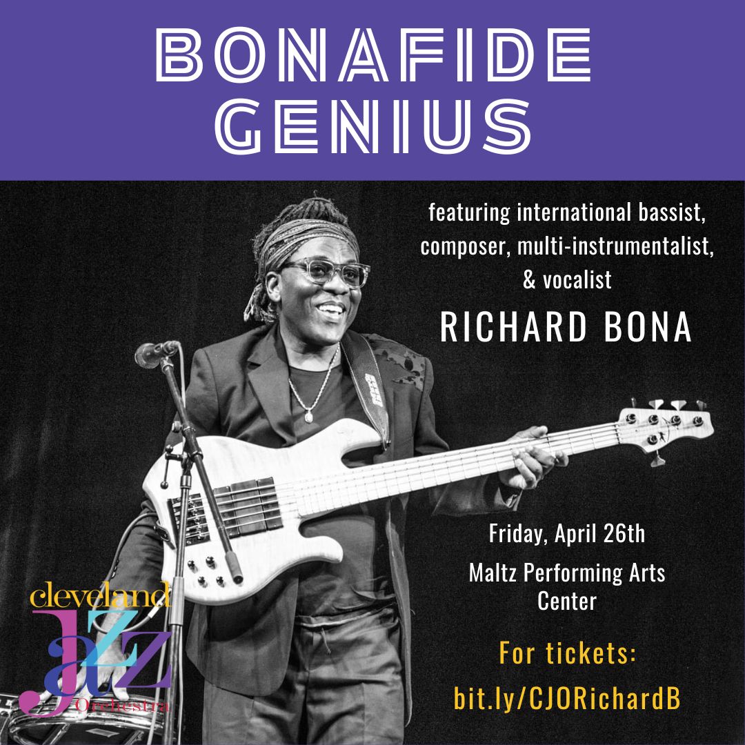 Cleveland Jazz Orchestra Featuring Richard Bona At The Maltz