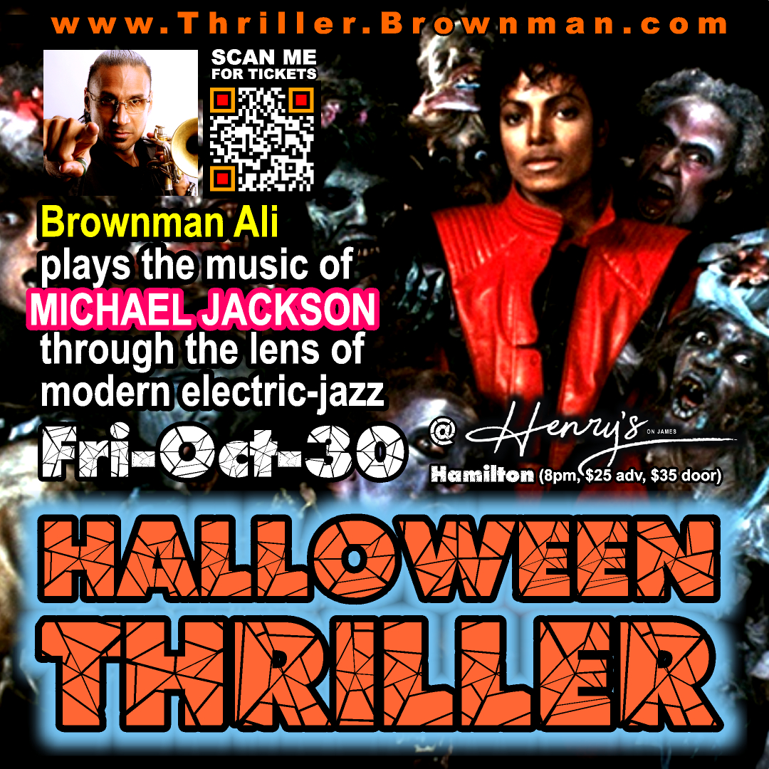 Brownman's HALLOWEEN THRILLER -- Hamilton tour date 2026 — jazz photo by Andrew Nicholson | All About Jazz