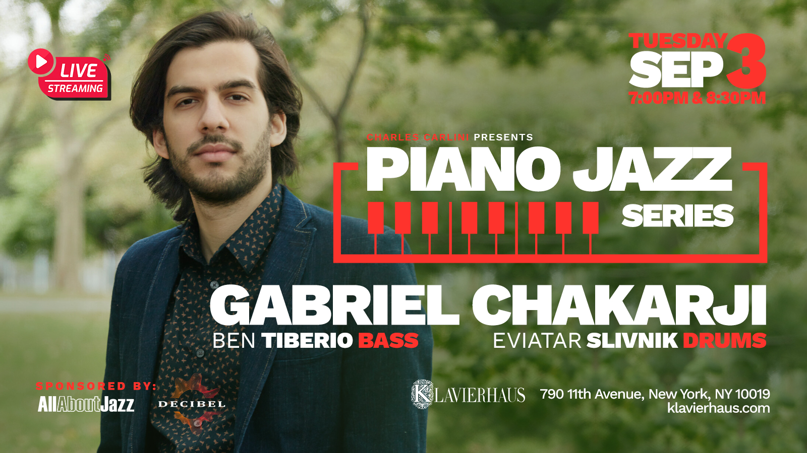 Piano Jazz Series: Gabriel Chakarji