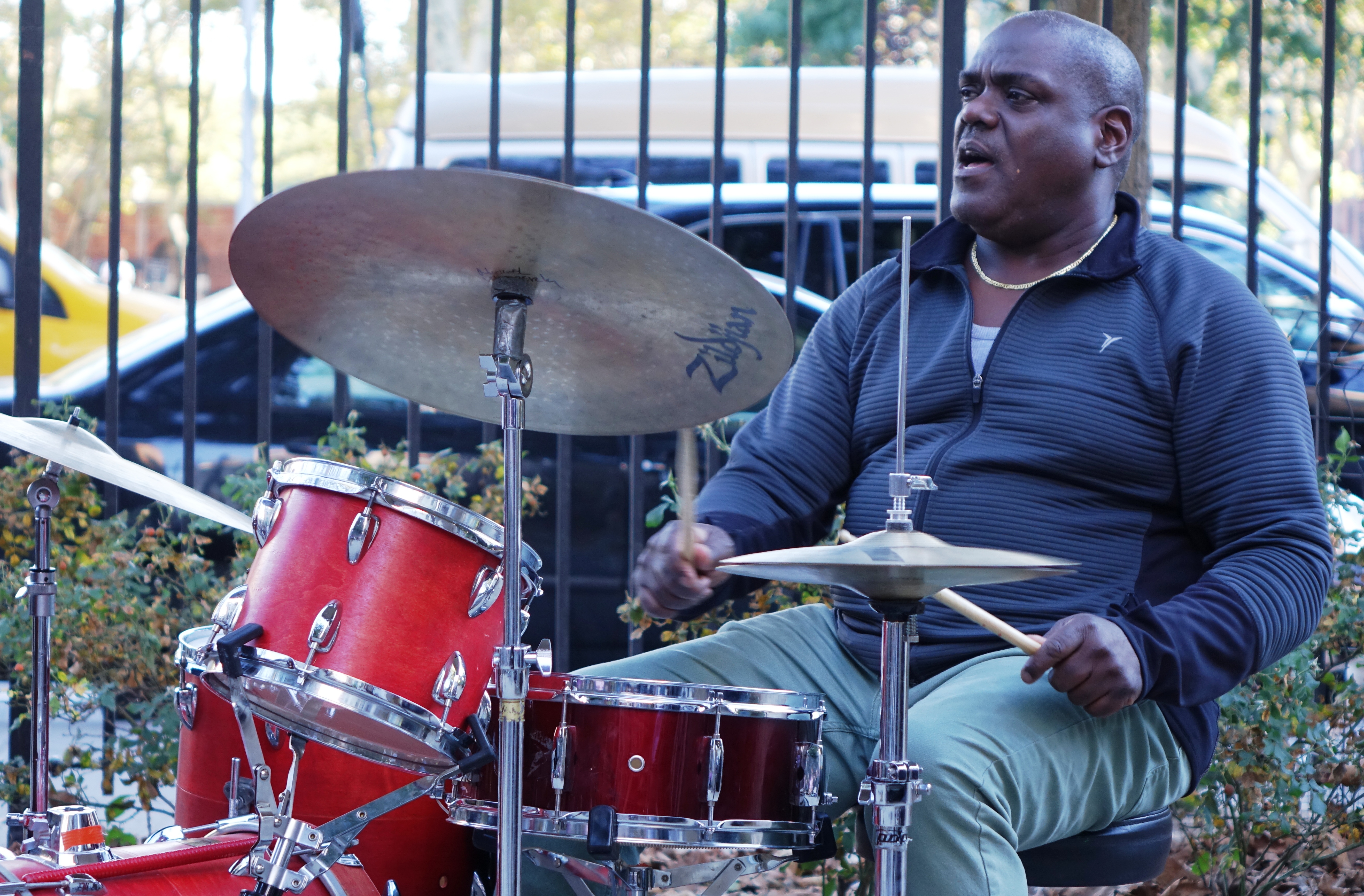 Michael Wimberly at First Street Green, NYC in October 2017