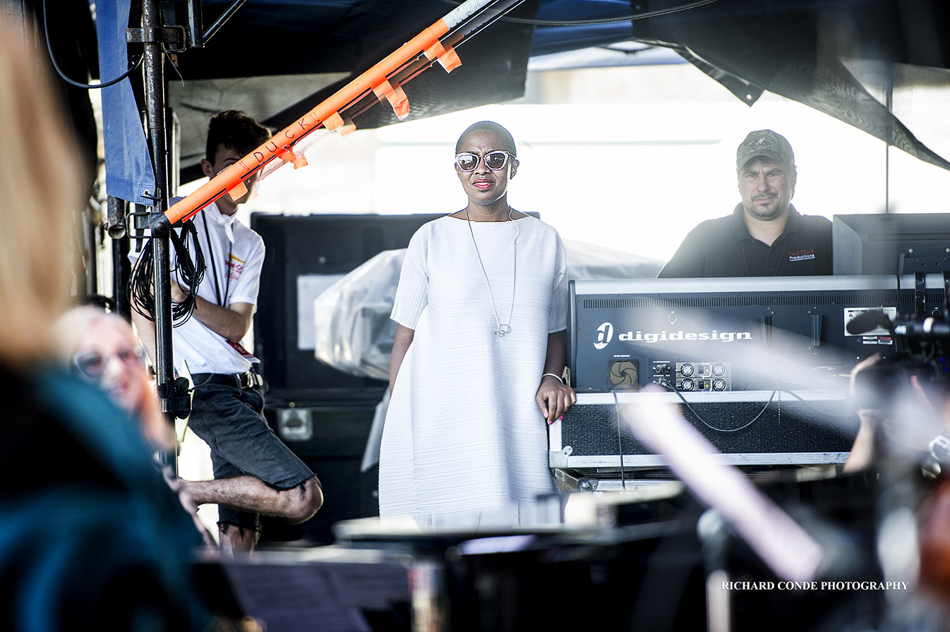 Cecile McLorin Salvant at the 2018 Newport Jazz Festival