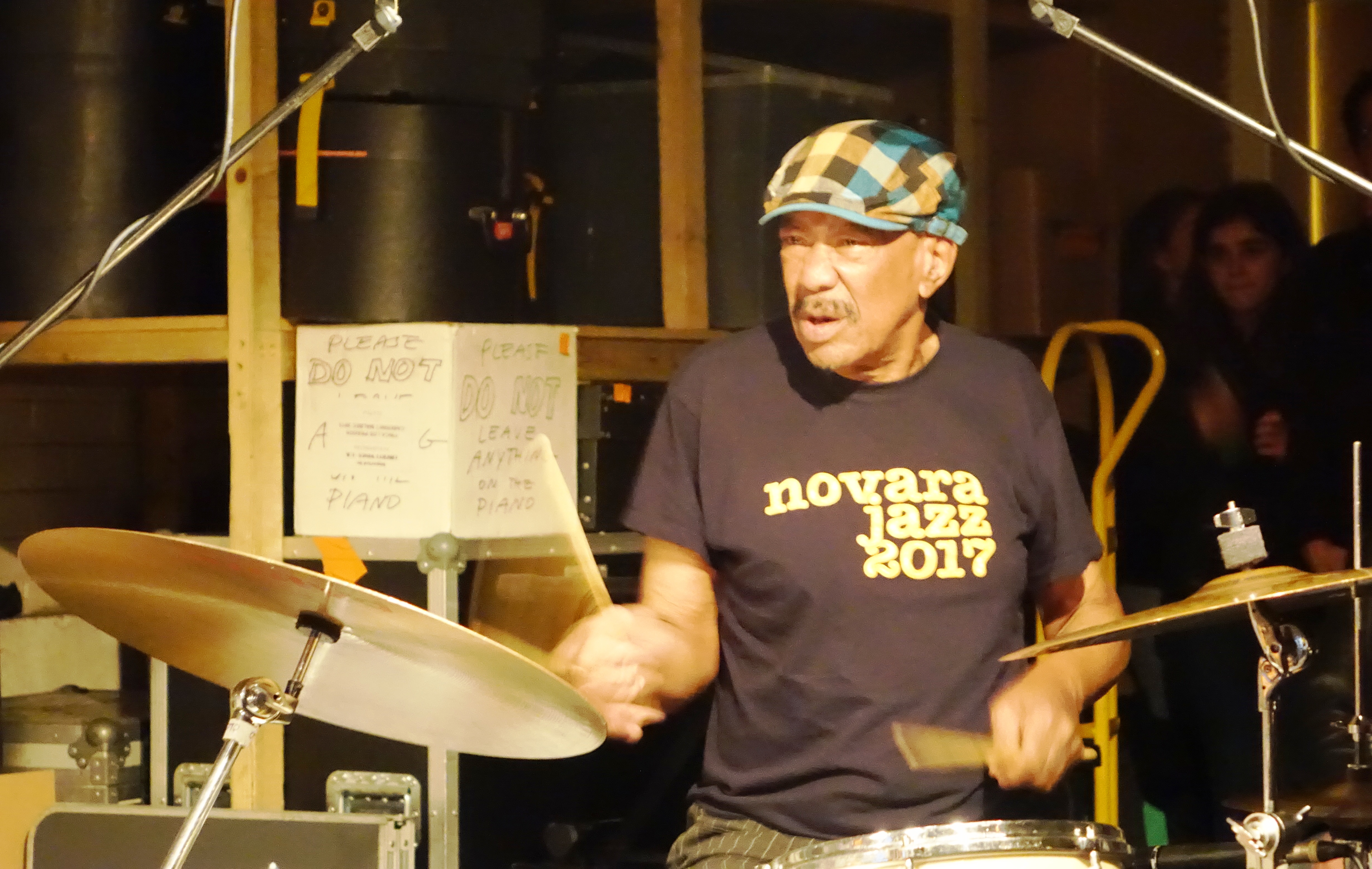 Louis Moholo-Moholo at Cafe Oto, London in October 2018