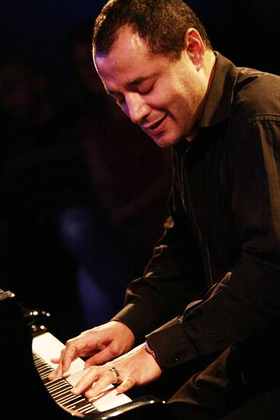 Moncef Genoud with the "Moncef Genoud Trio" at the Sud Des Alpes, Amr, Geneva, Switzerland,2005