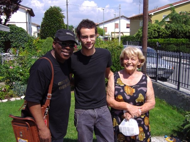 Emmett North Jr.,Andreas & His Grandmother Mrs.Bellan,Brescia,Italy