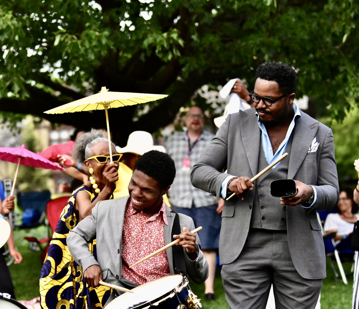 Second Line Percussion Party With TJ Reddick and Justin Faulkner
