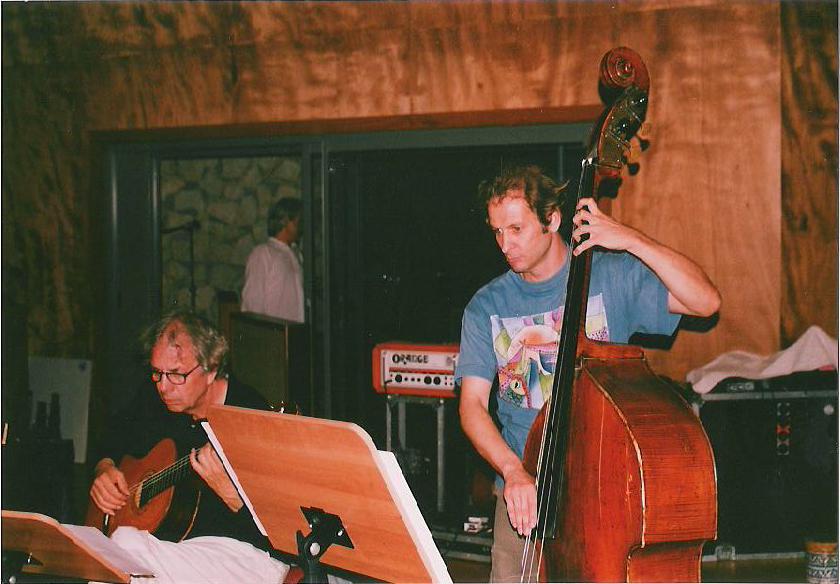 Ralph Towner And Mário Franco Recording José Peixoto's Music, Oporto, Jul 12, 2003.