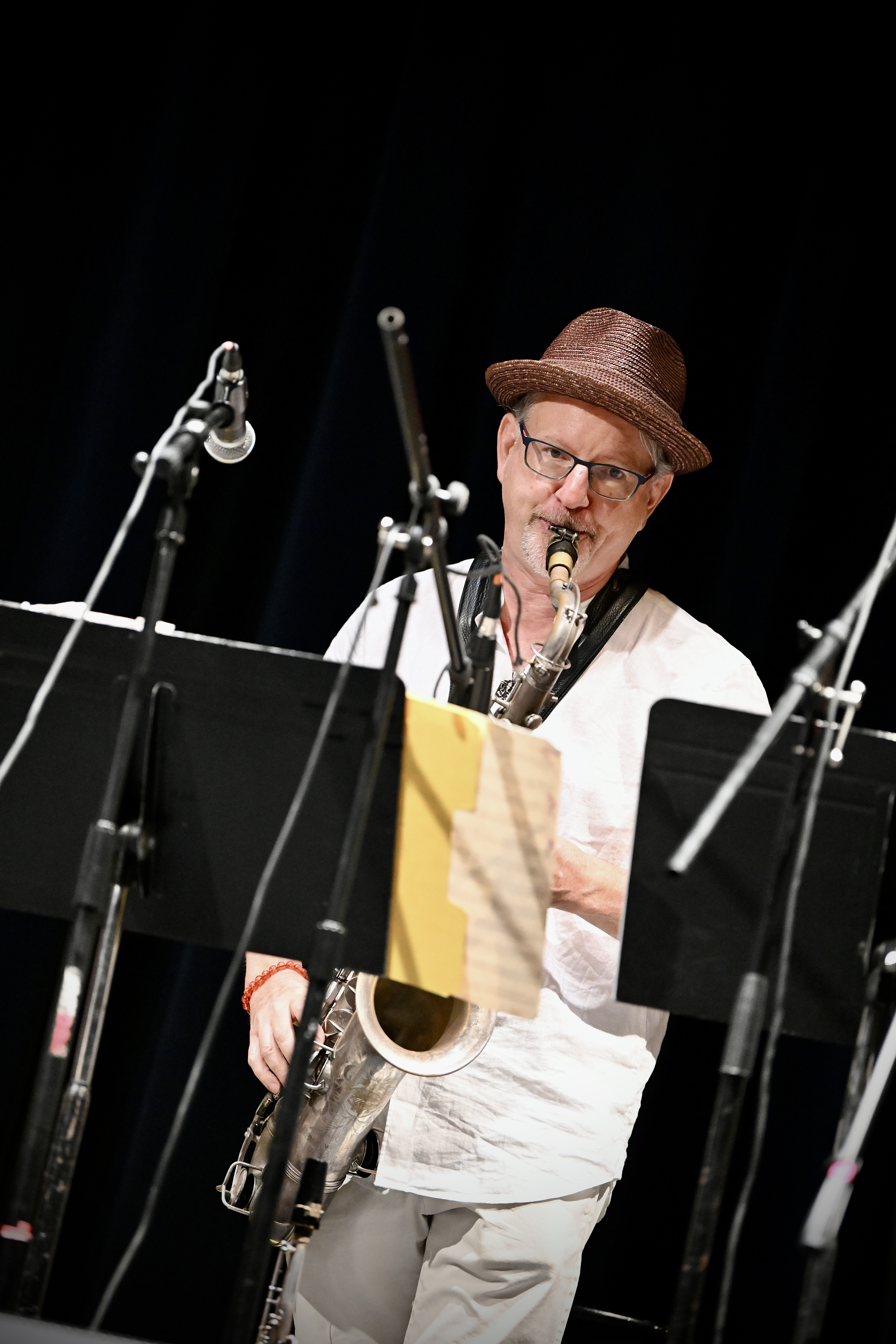 Jeff Lederer (with Bobby Sanabria) — jazz photo by Dan Bilawsky | All About Jazz