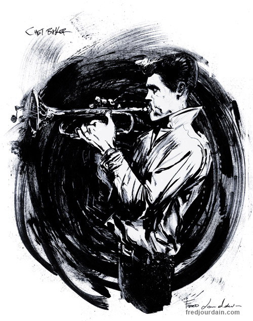 Chet Baker Portrait