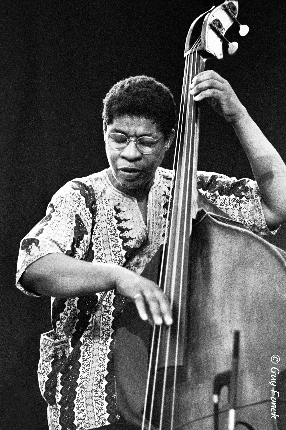 Malachi Favors 1980 — jazz photo by Guy Fonck | All About Jazz