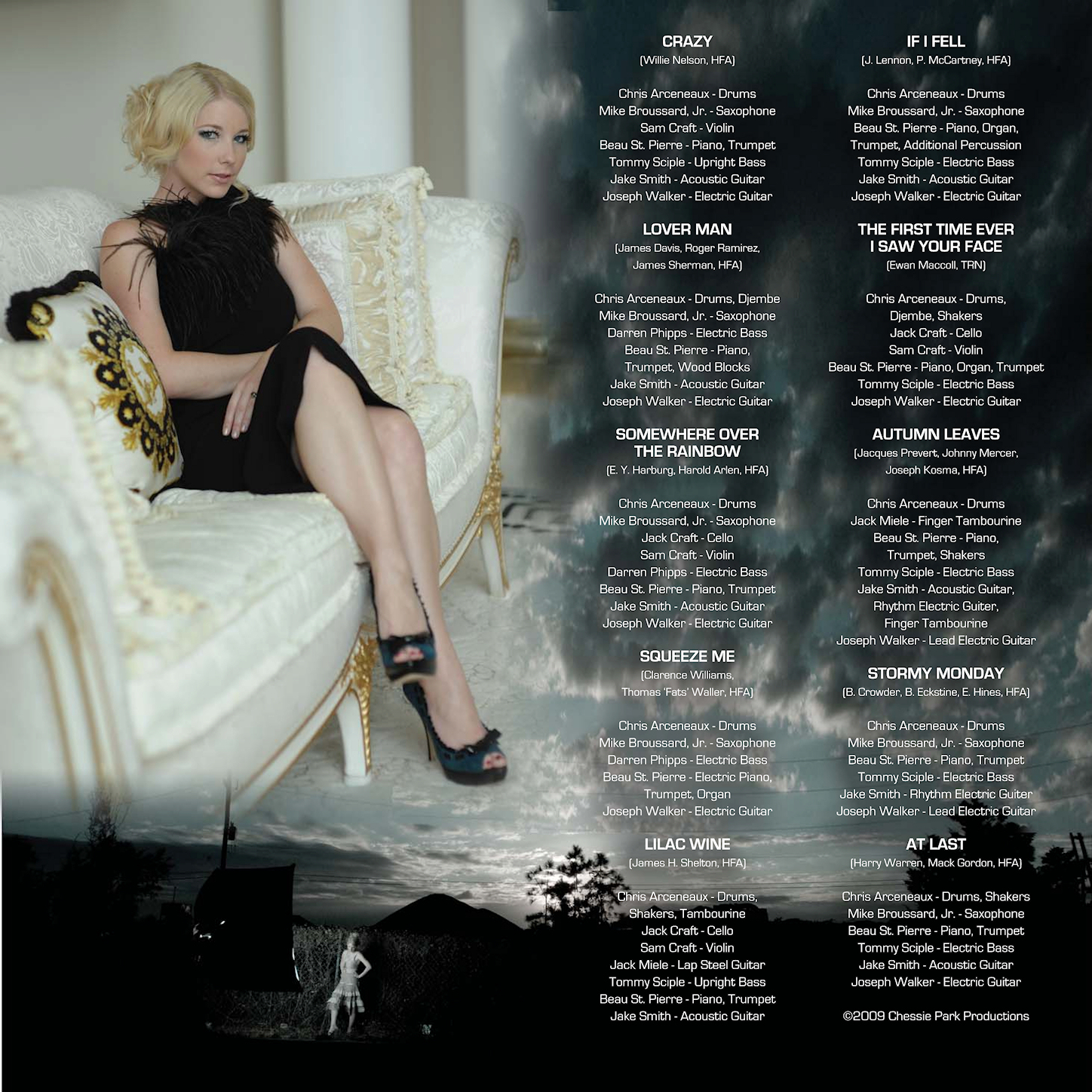 Jordyn Jackson / September in the Garden / Song Listing & Musicians