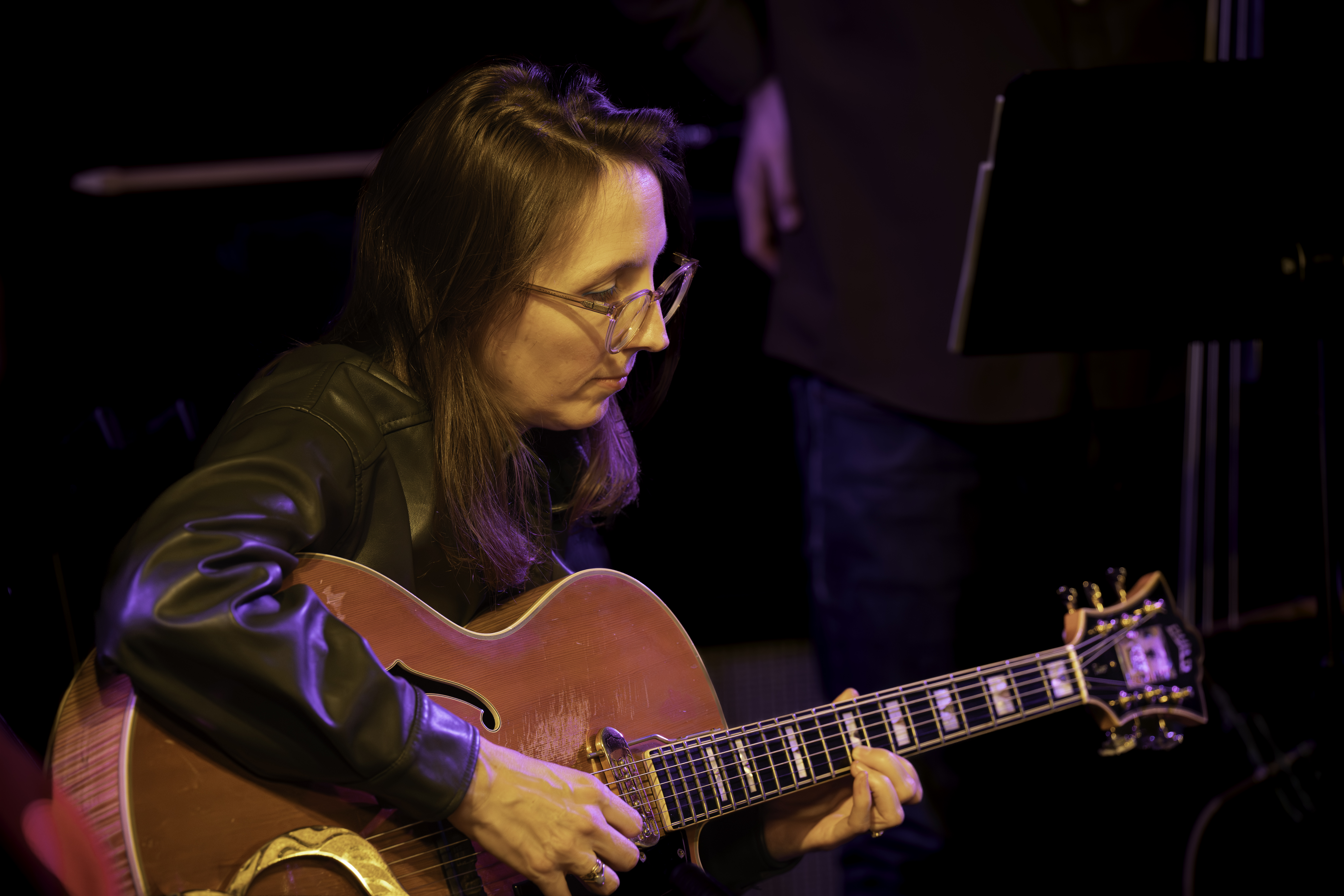 Mary Halvorson With the Anna Webber Nonet at the NYC Jazz Gallery