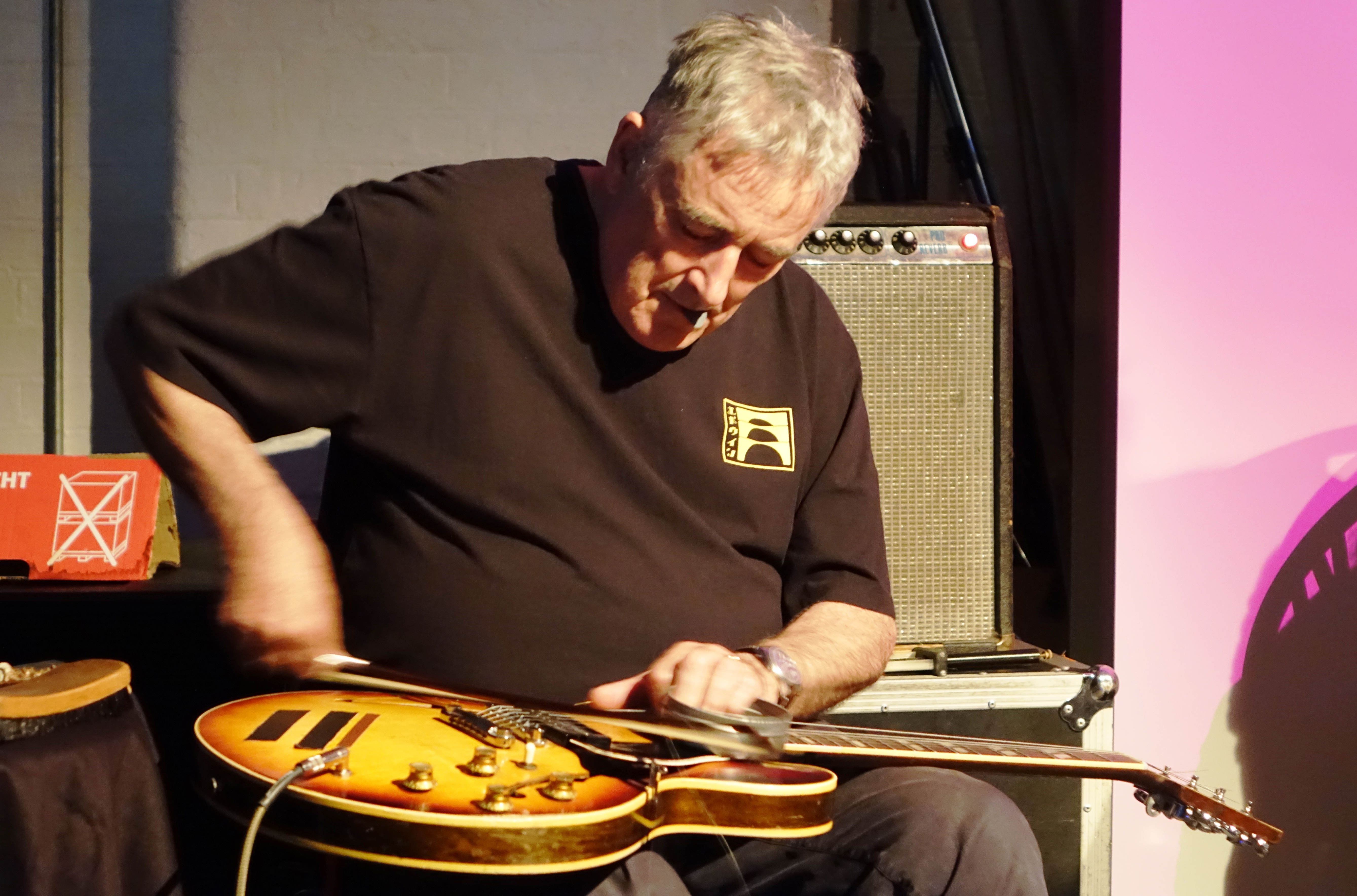 Fred Frith at Cafe Oto, London in June 2019