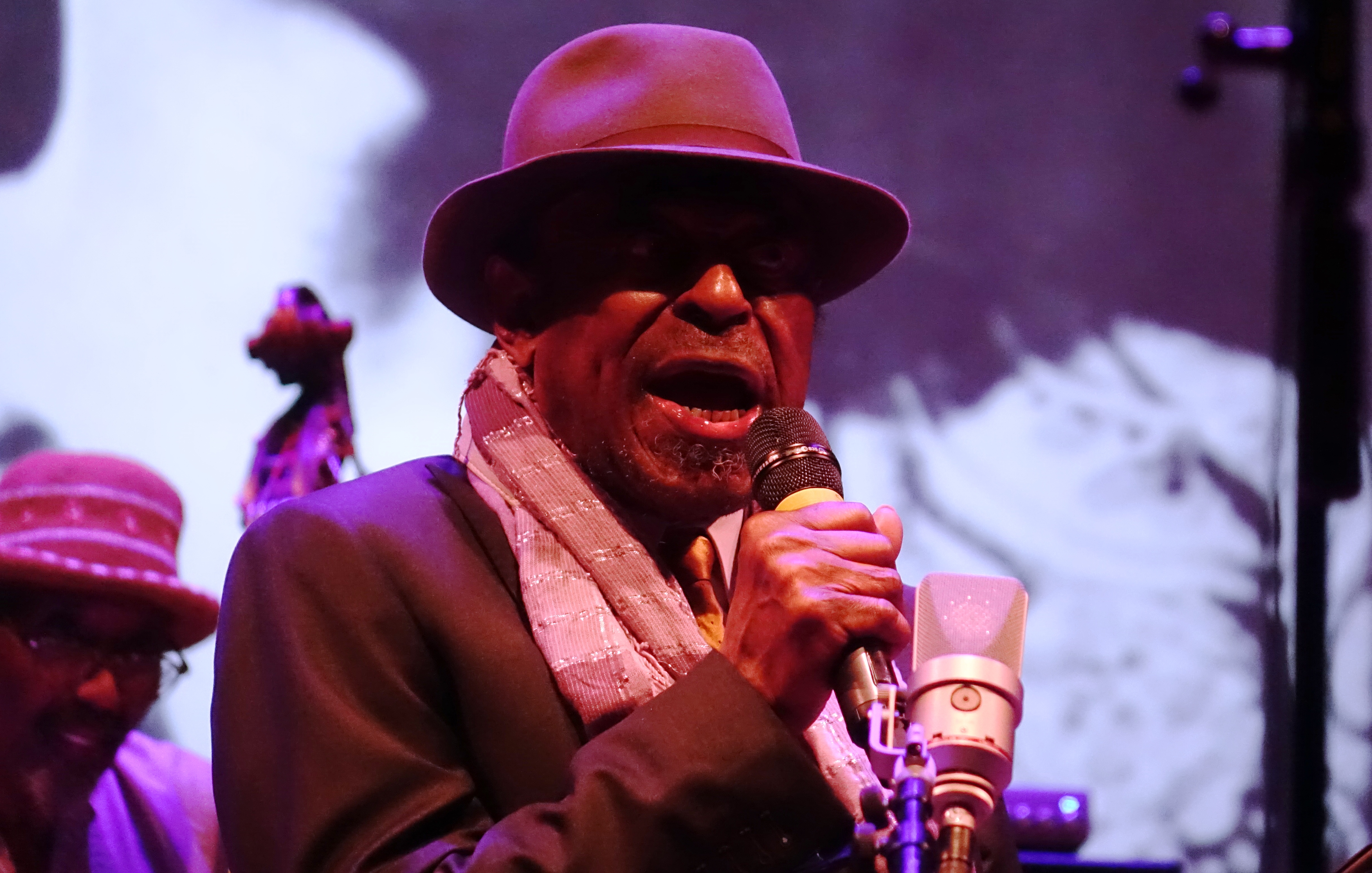 William Parker and Archie Shepp at Roulette, Brooklyn in May 2018