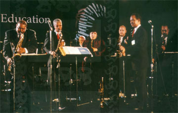 David Hardiman and Wind Section of the Aajc Allstars