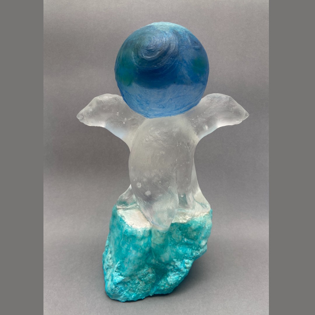 Slipping, cast glass