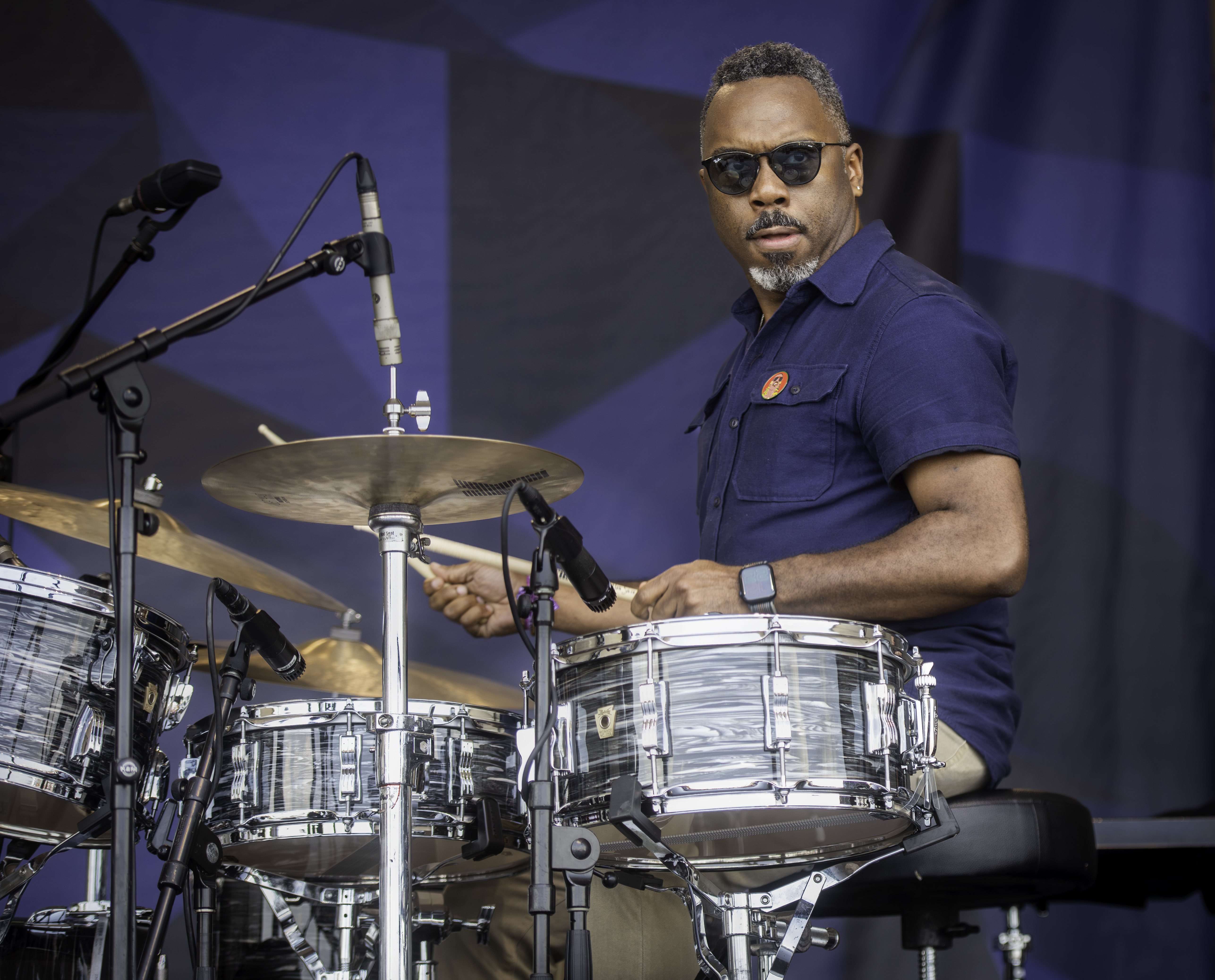 Nate Smith with Superblue at the Newport Jazz Festival 2023