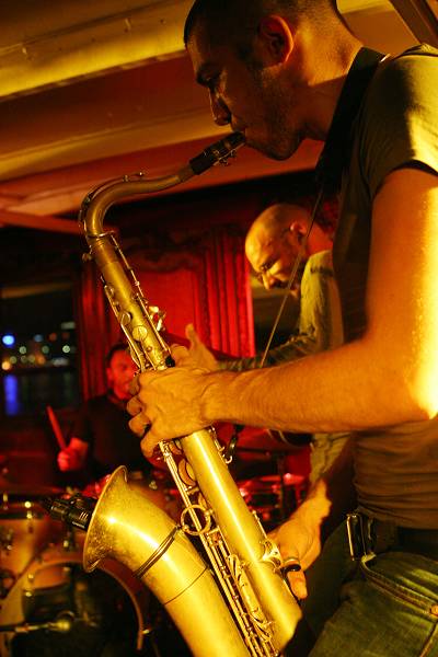 Guillaume Perret, David Doyon and Francesco Miccolis with &Quot;Colifichets&Quot; at le Bateau, Geneva, Switzerland, September 2