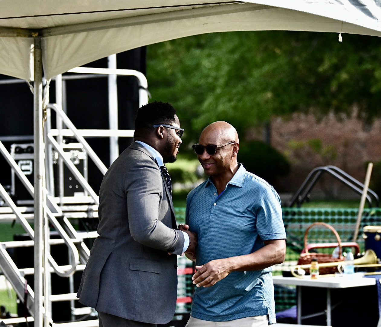 Branford Marsalis and Justin Faulkner